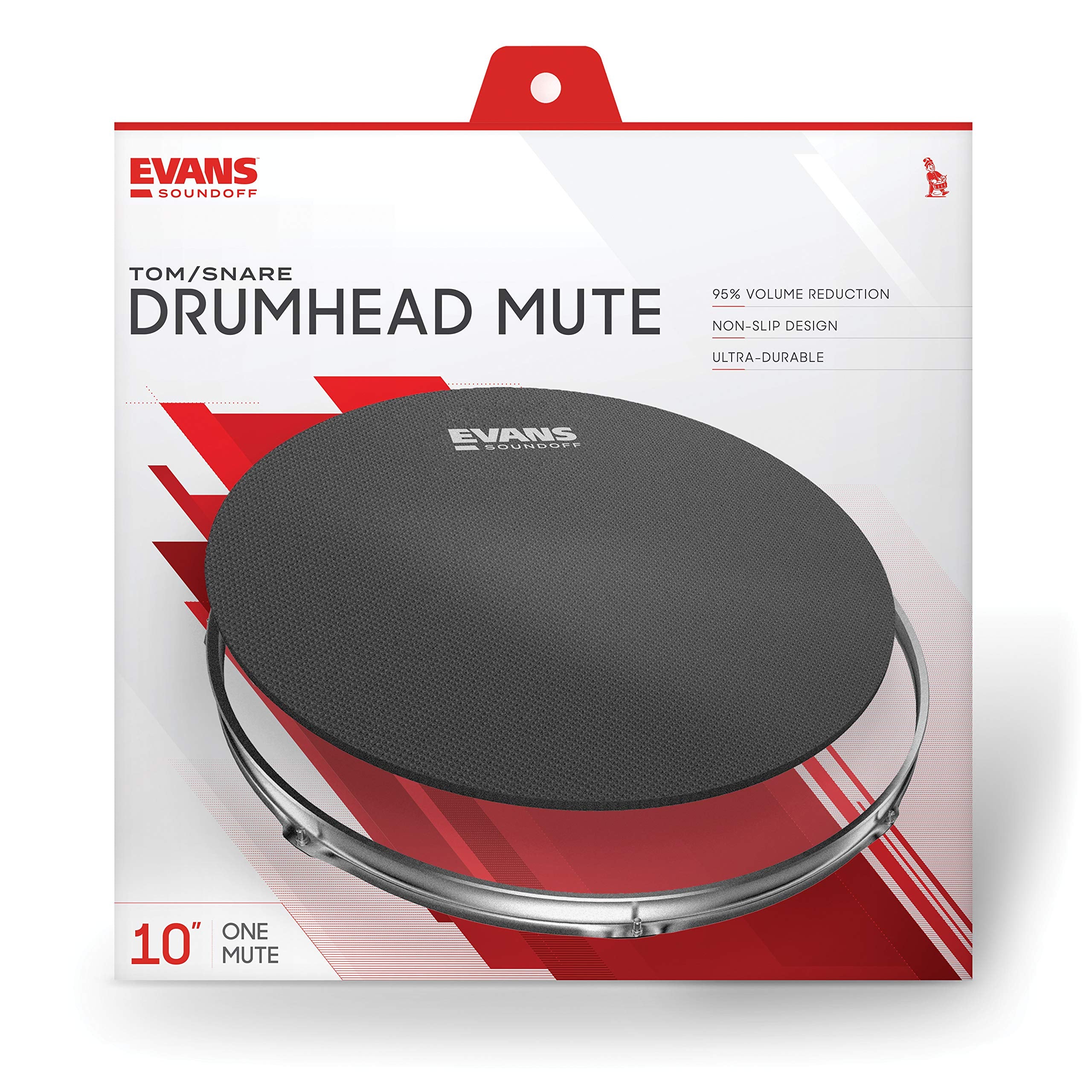 Evans Soundoff Drum Mute Pads   Drum Pads For Acoustic Drum Sets   Drum Mutes Pack   For Toms Or Snares   Great For Silencing Dr