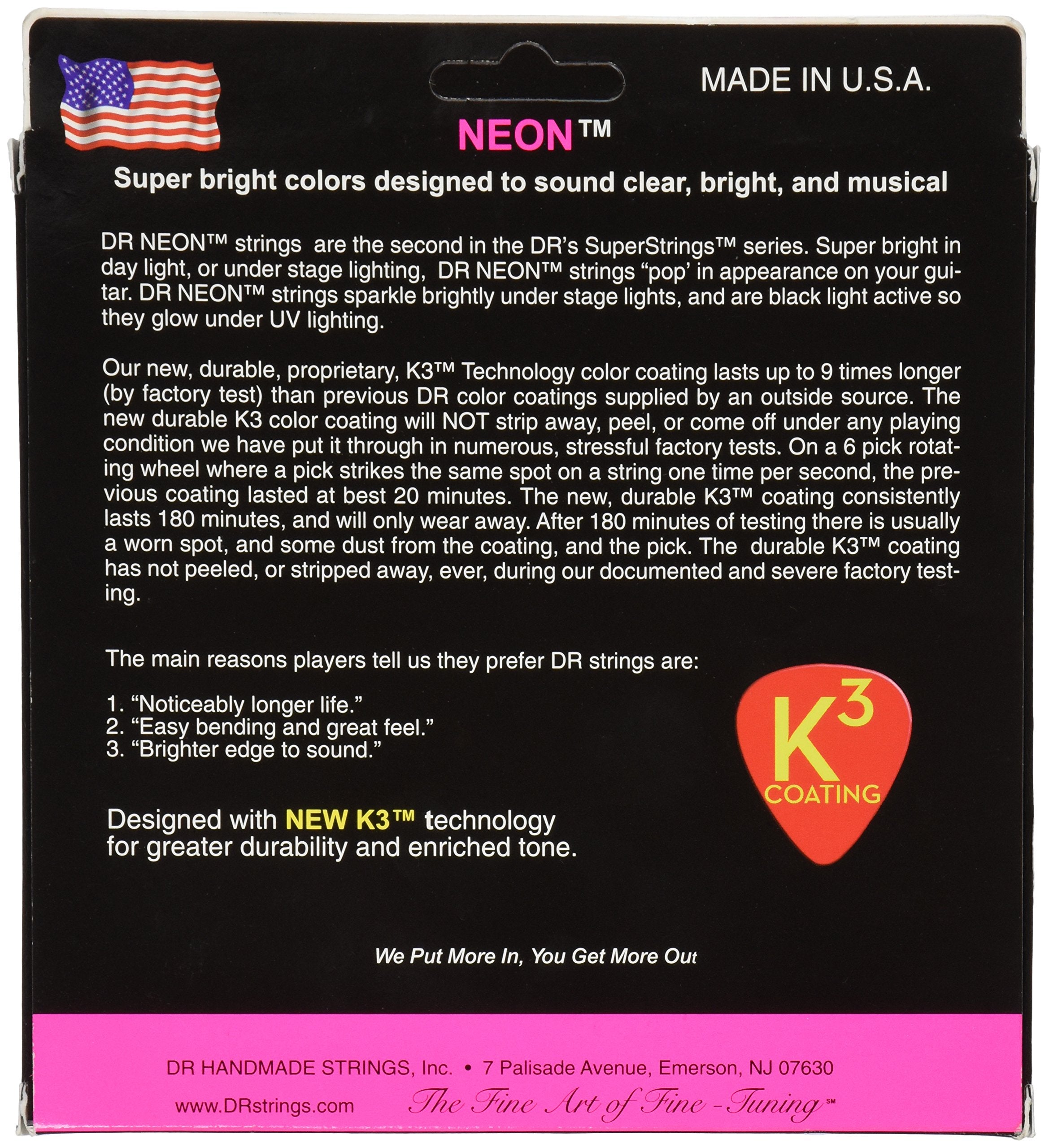 Dr Strings Hi Def Neon Bass Guitar Strings (Npb 40)