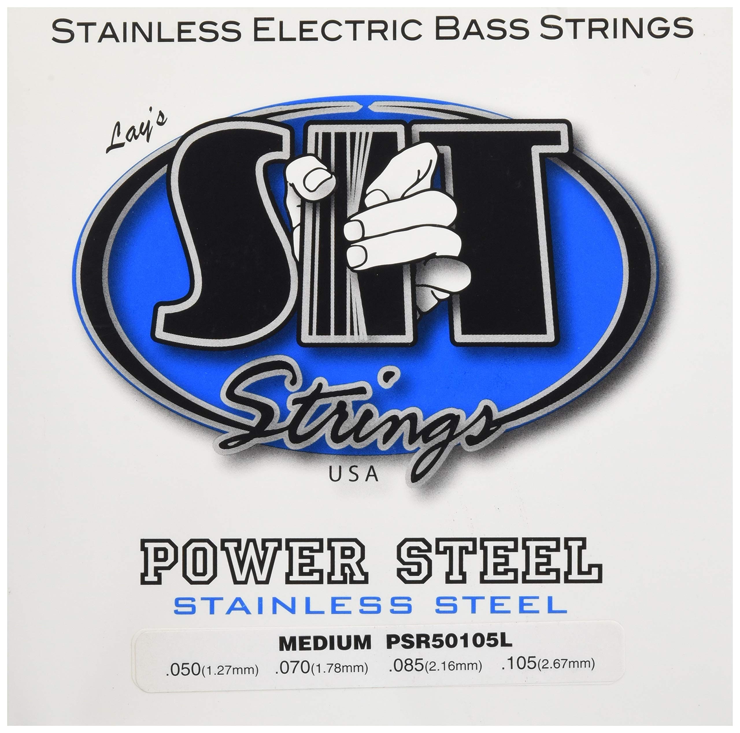 Sit Strings Psr50105L Stainless Steel Bass Guitar Strings, 4 String Medium