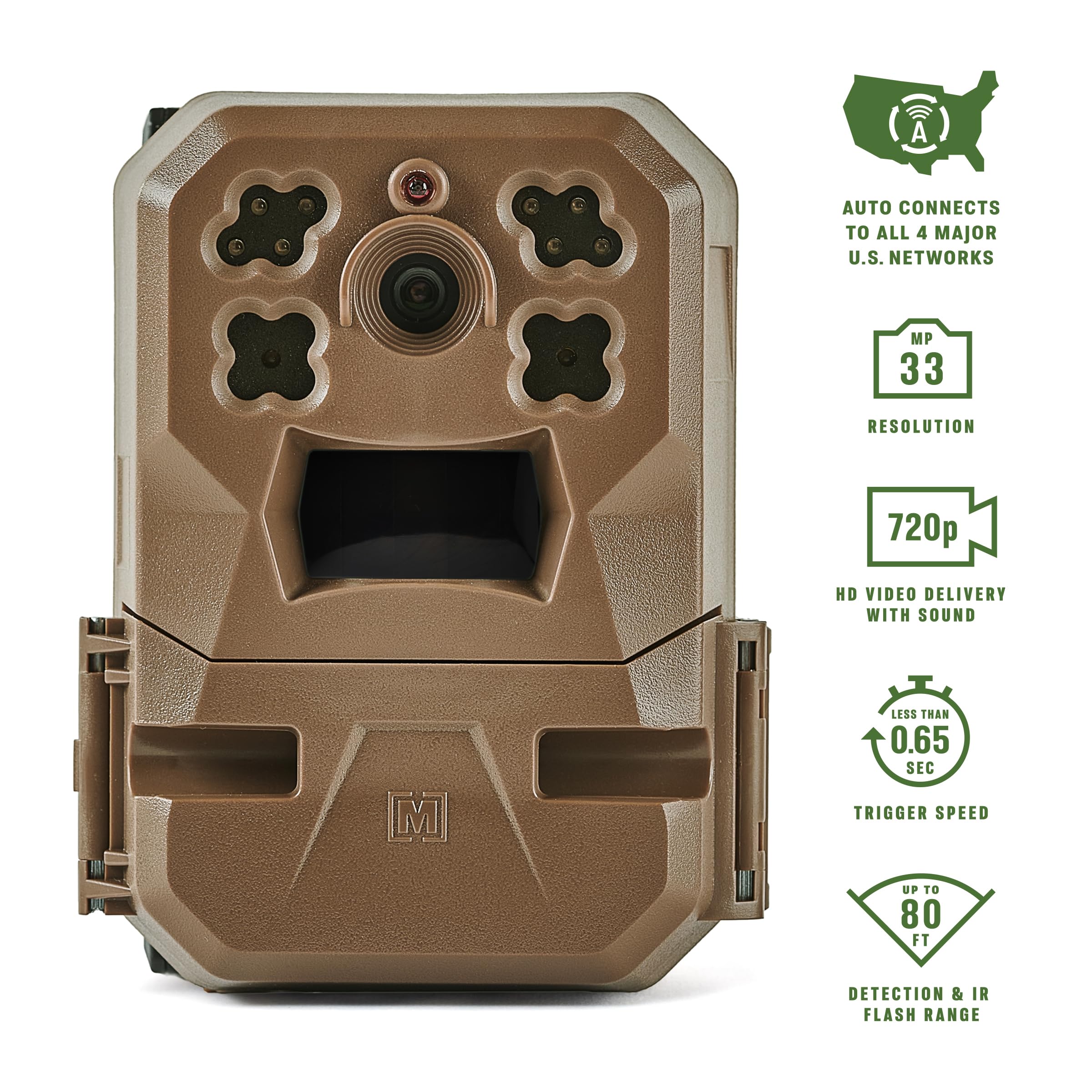 Moultrie Edge Cellular Trail Camera 2 Pack | Auto Connect   Nationwide Coverage | Hd Video Audio | Built In Memory | Cloud Stora
