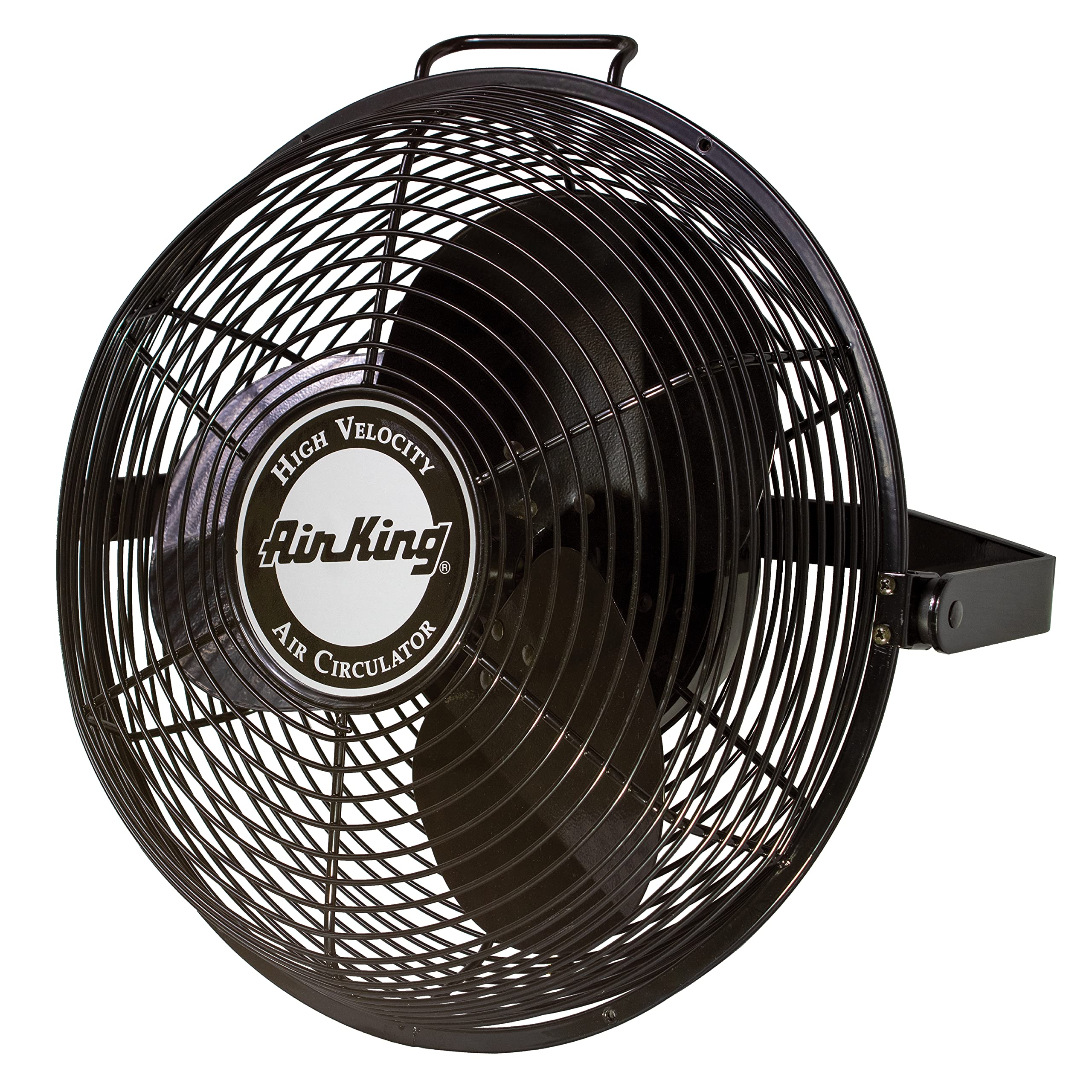 Air King 9314 14 Inch Industrial Grade High Velocity Multi Mount Fan,Black