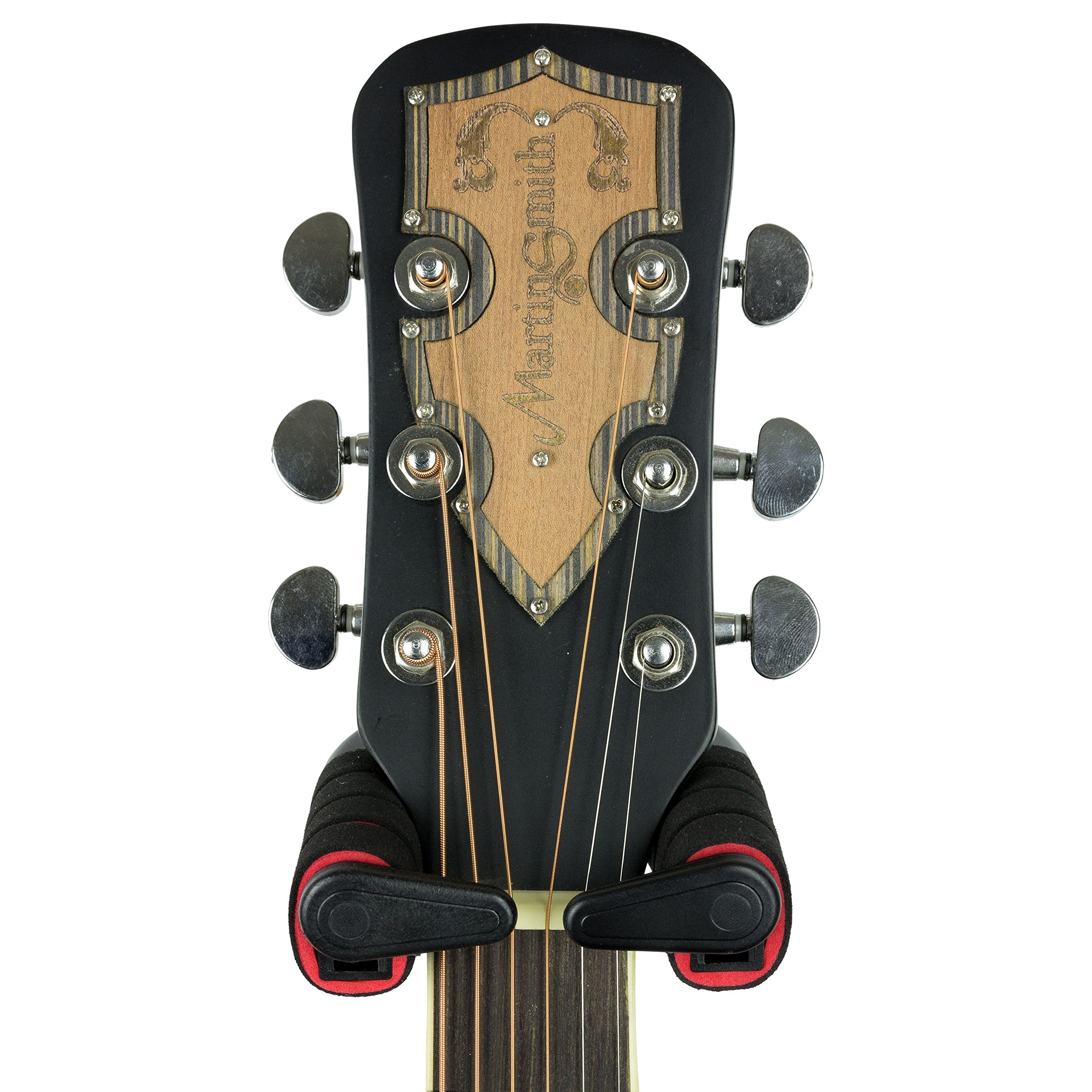 Rockjam 2 Pack Guitar Hanger And Wall Mount Bracket Holder For Acoustic And Electric Guitars