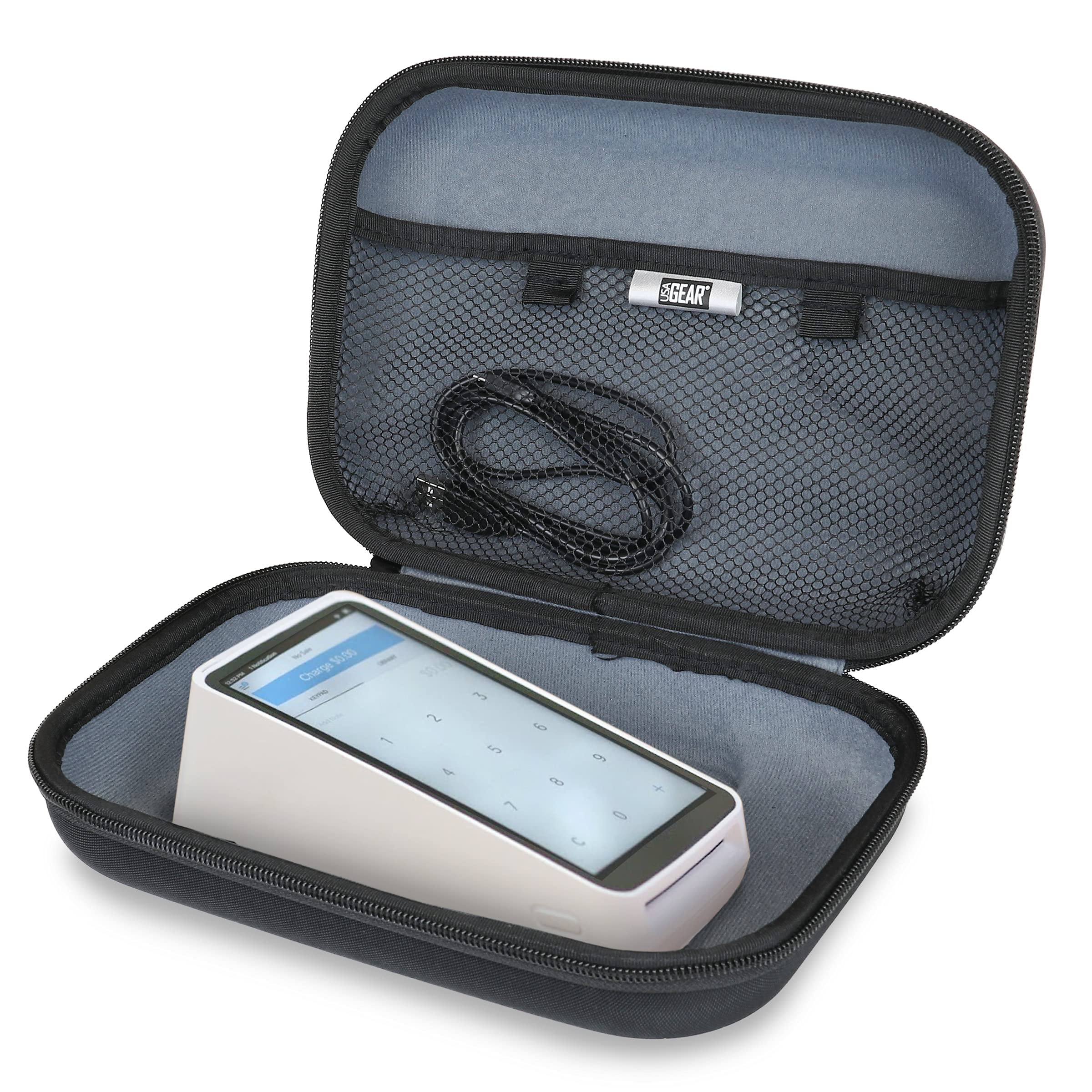 USA GEAR Square Terminal Case Compatible with Square Terminal Cash Register, Square Terminal Printer Paper, and Card Reader Acce