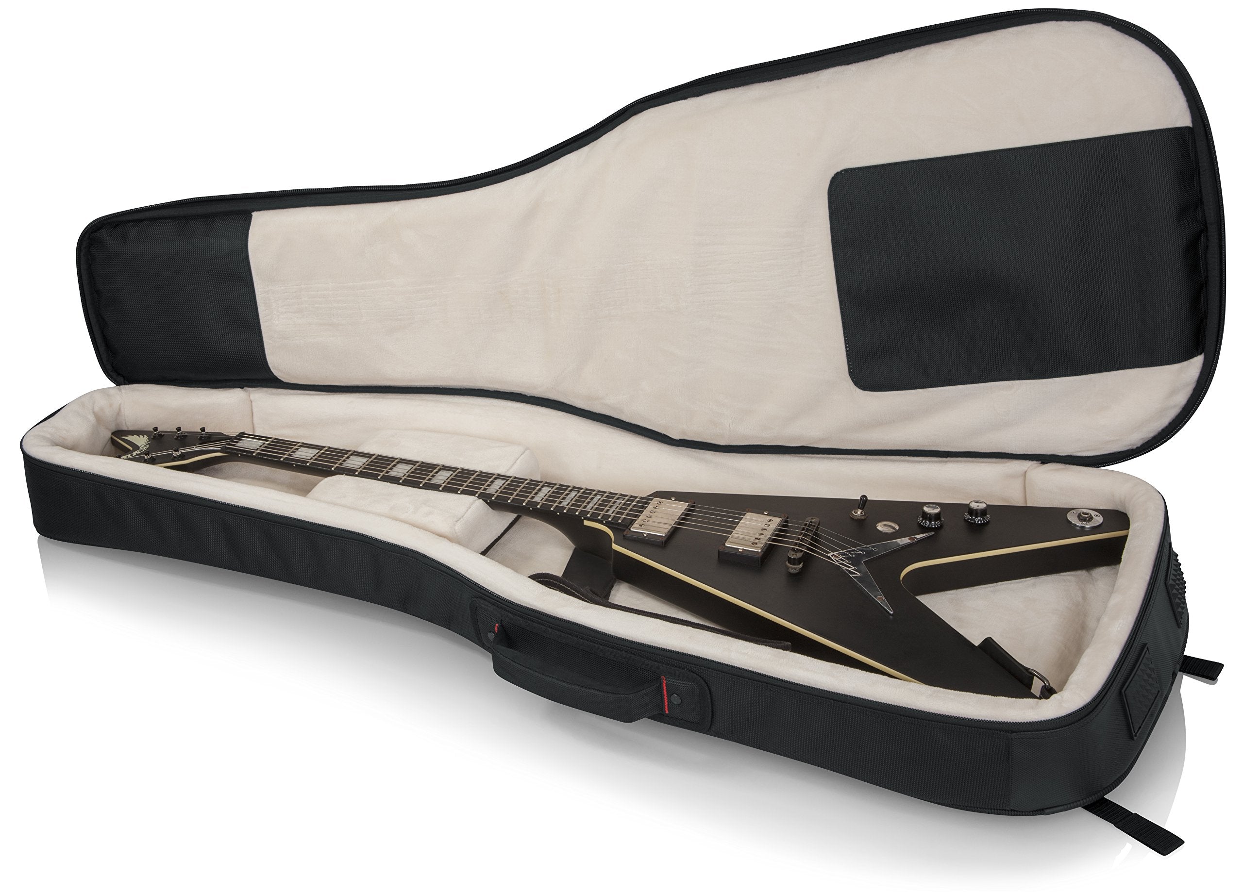 Gator Cases Pro Go Ultimate Guitar Gig Bag; Fits 335 Semi Hollow Or Flying V Style Guitars (G Pg 335V),Black