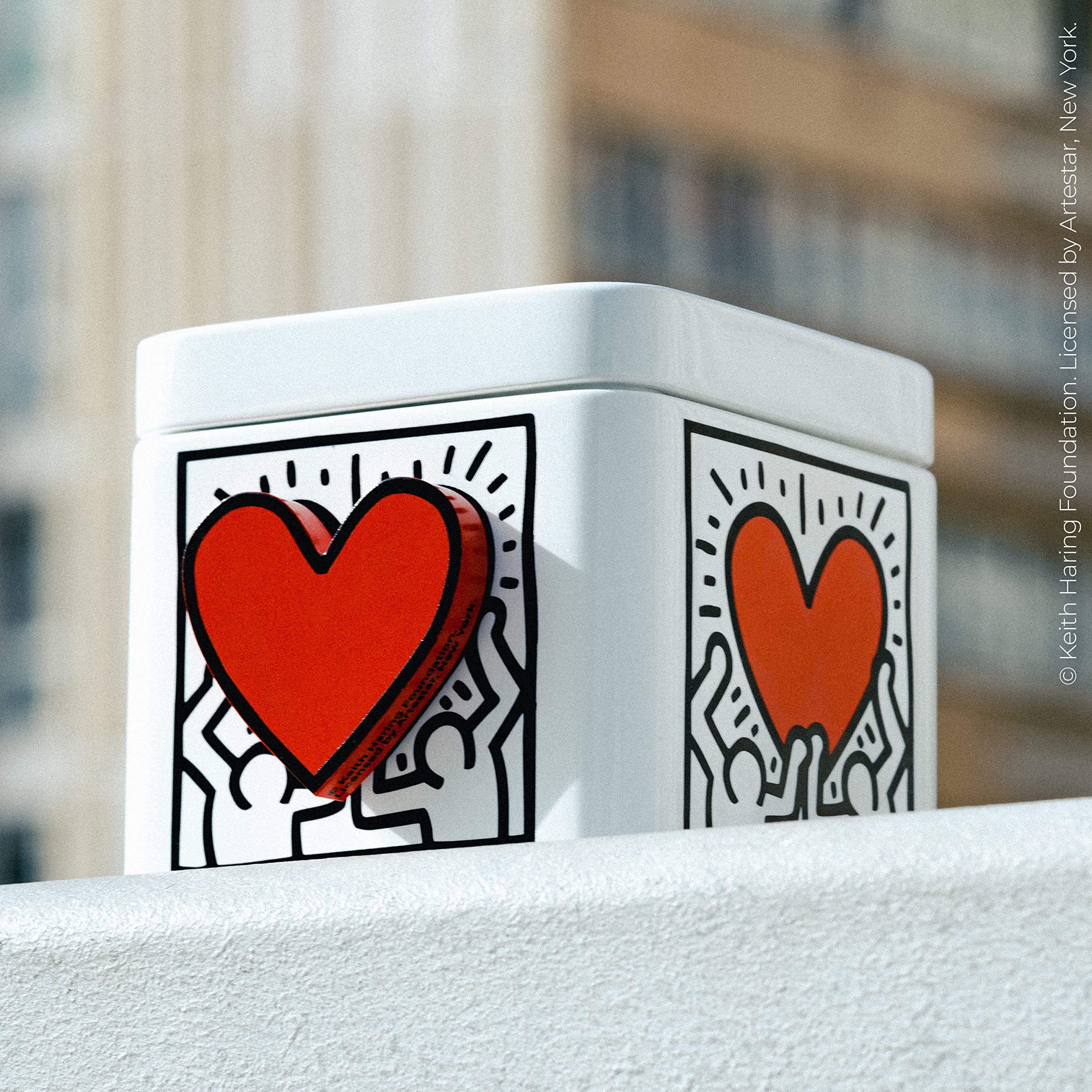 Keith Haring Lovebox | Mother'S Day Luxury Gift | Gift For Art Lover | Gifts For Boyfriend, Girlfriend, Couple