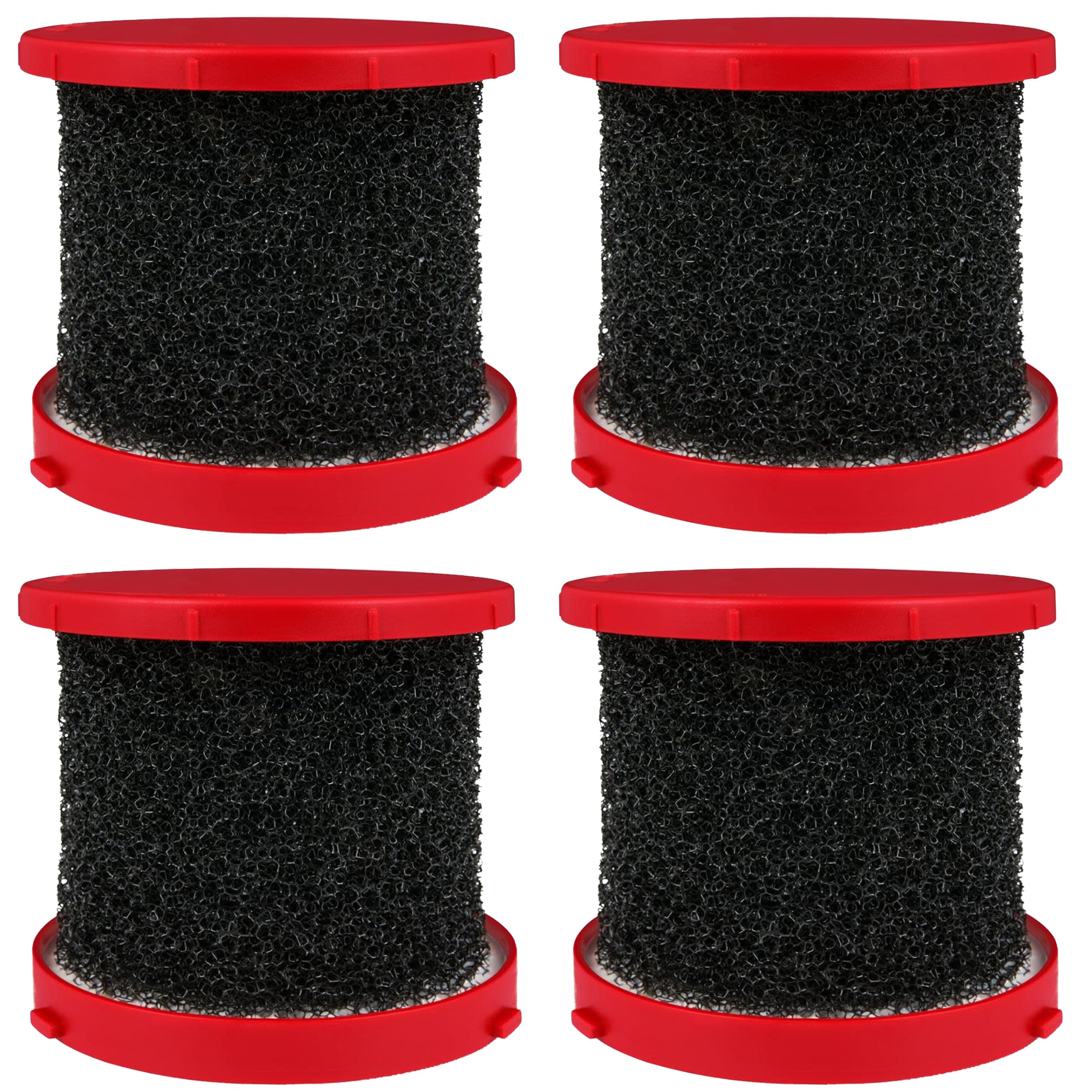Fette Filter   Foam Filters Compatible With Milwaukee 49 90 2015 Wet/Dry Vacuums 0880 20, 0960 20 & 0970 20   Pack Of 4