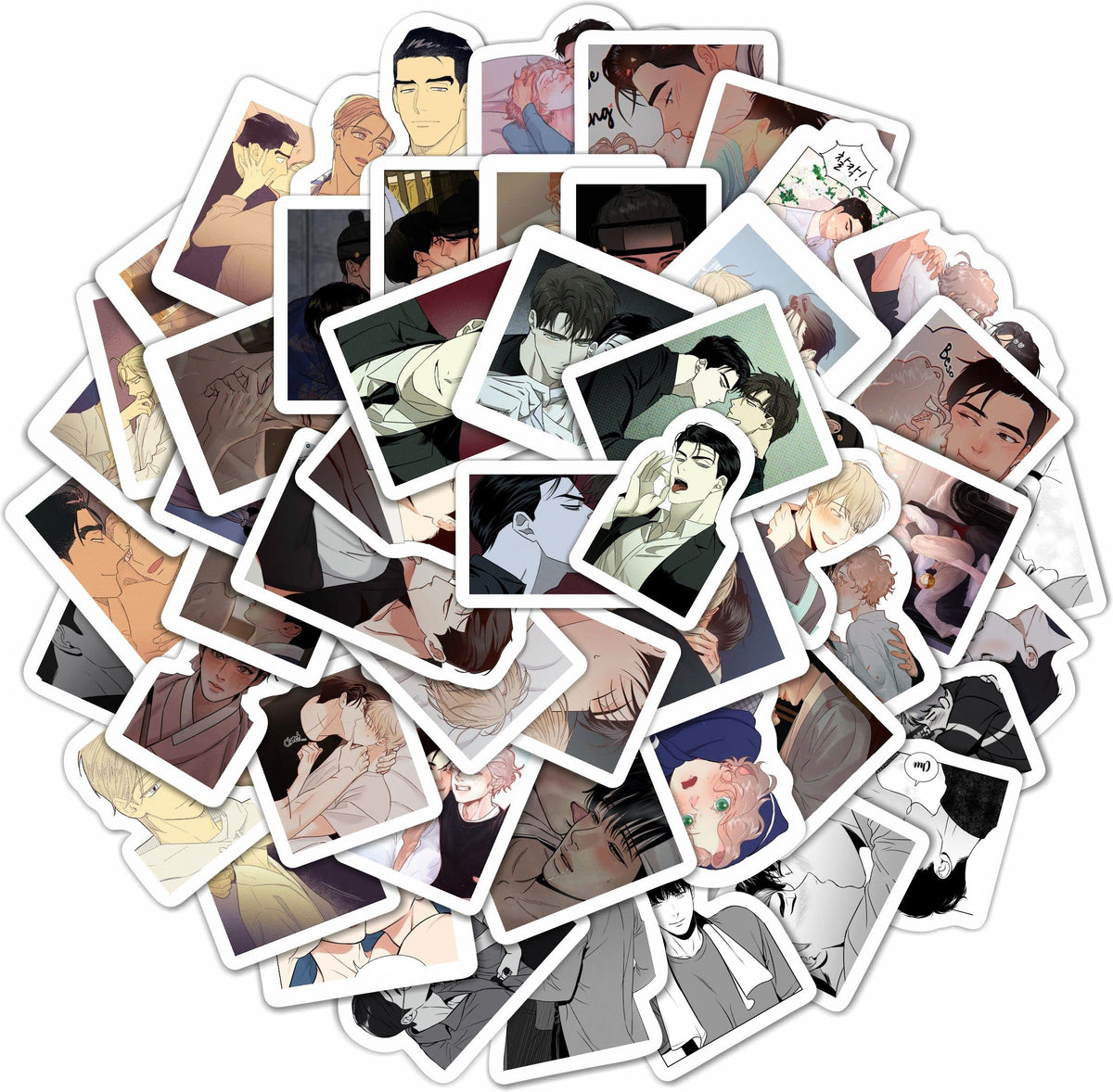 Bulbacraft 100Pcs Yaoi Stickers, Painter Of The N Stickers, Banana F Stickers, Yaoi Anime Stickers For Water Bottles, Laptops  