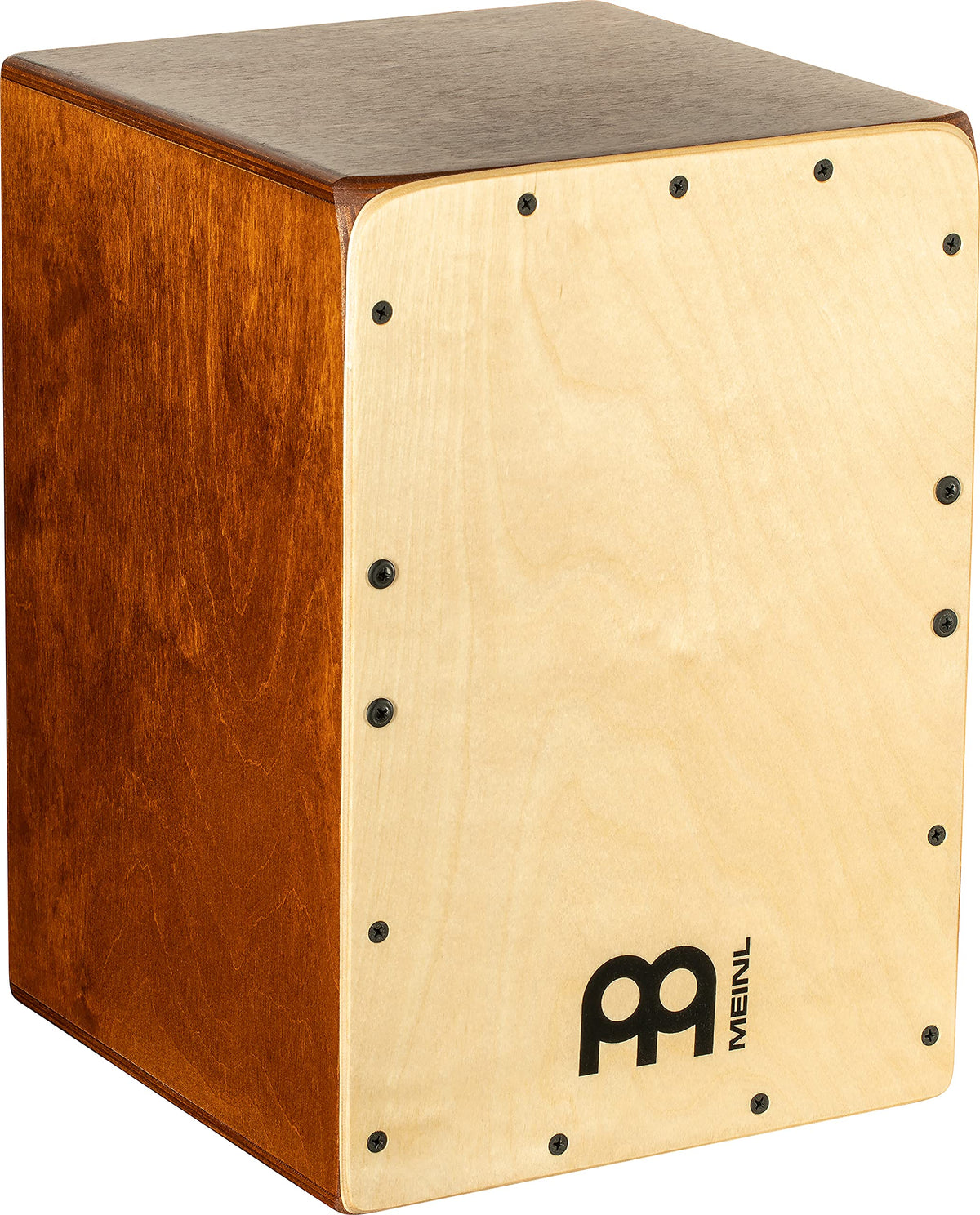 Meinl Cajon Box Drum With Internal Snares   Made In Europe   Baltic Birch Frontplate / Almond Birch Body, Compact Size, 2 Year Warranty (Jc50Ab B)