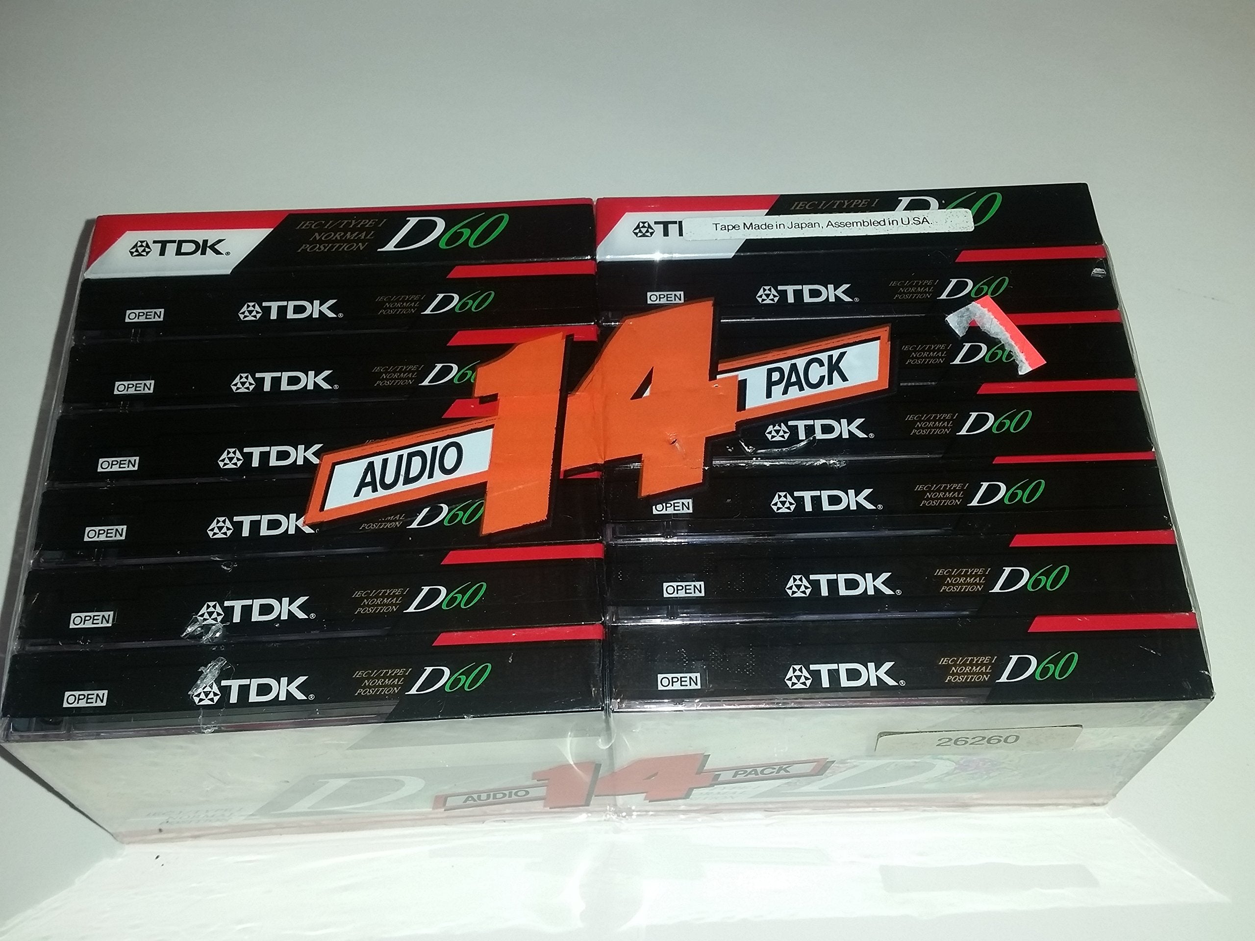 TDK D90 14 Pack Audio Cassettes