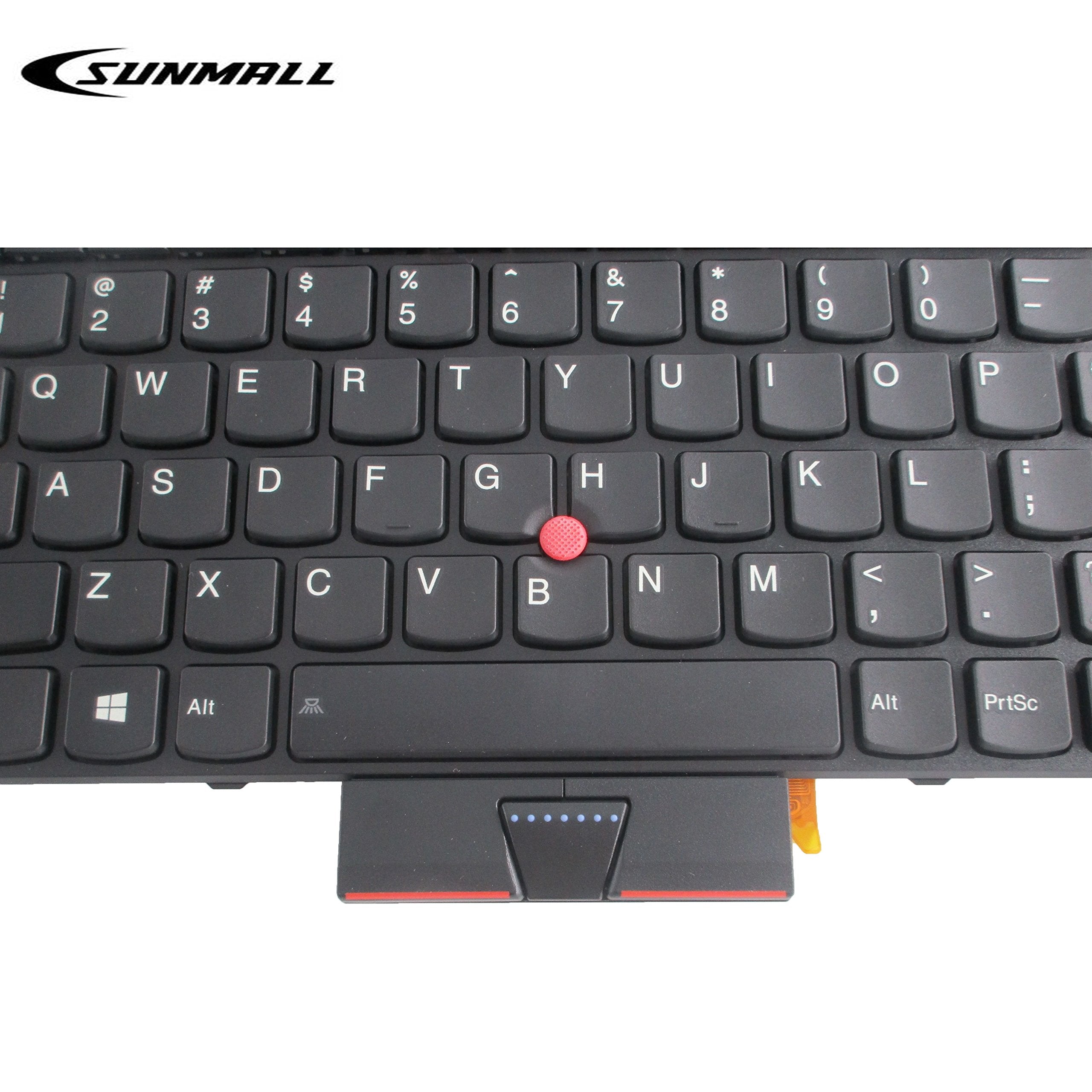 Sunmall New Laptop Keyboard Replacement With Pointer(No Backlit) Compatible With Lenovo Ibm Thinkpad T430 T430S T430I X230 X230T