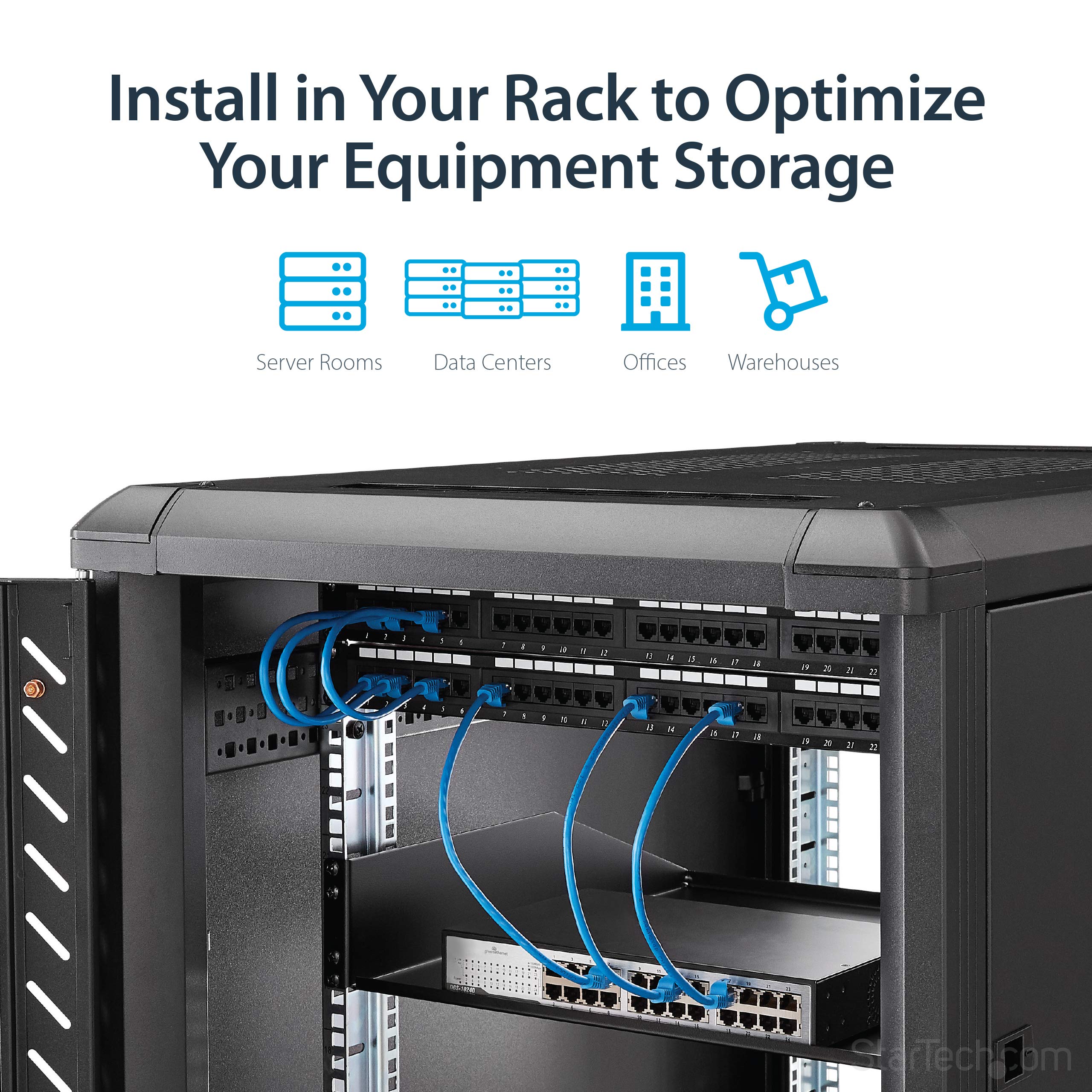Startech.Com 8 Port Fast Ethernet Switch   10/100 Desktop Wall Mount Network Switch   8 Port 10/100 Desktop Switch (Ds81072)