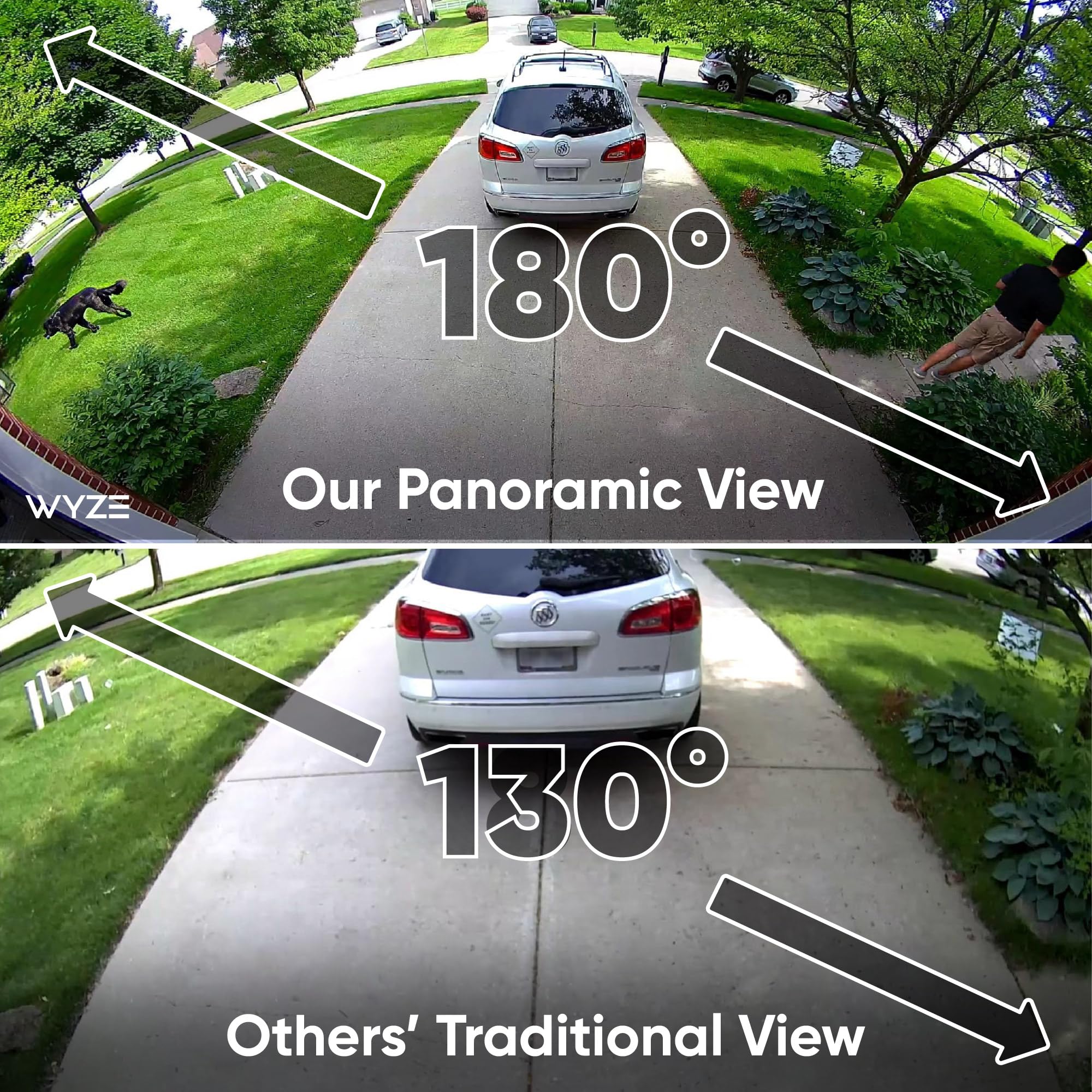 Wyze Floodlight Camera Pro, Pcmag Editors' Choice 3000 Lumen Leds, 2.5K Hd Outdoor Security Camera, 180� Wide View, Motion Detection, Color Night Vision, Works With Alexa & Google