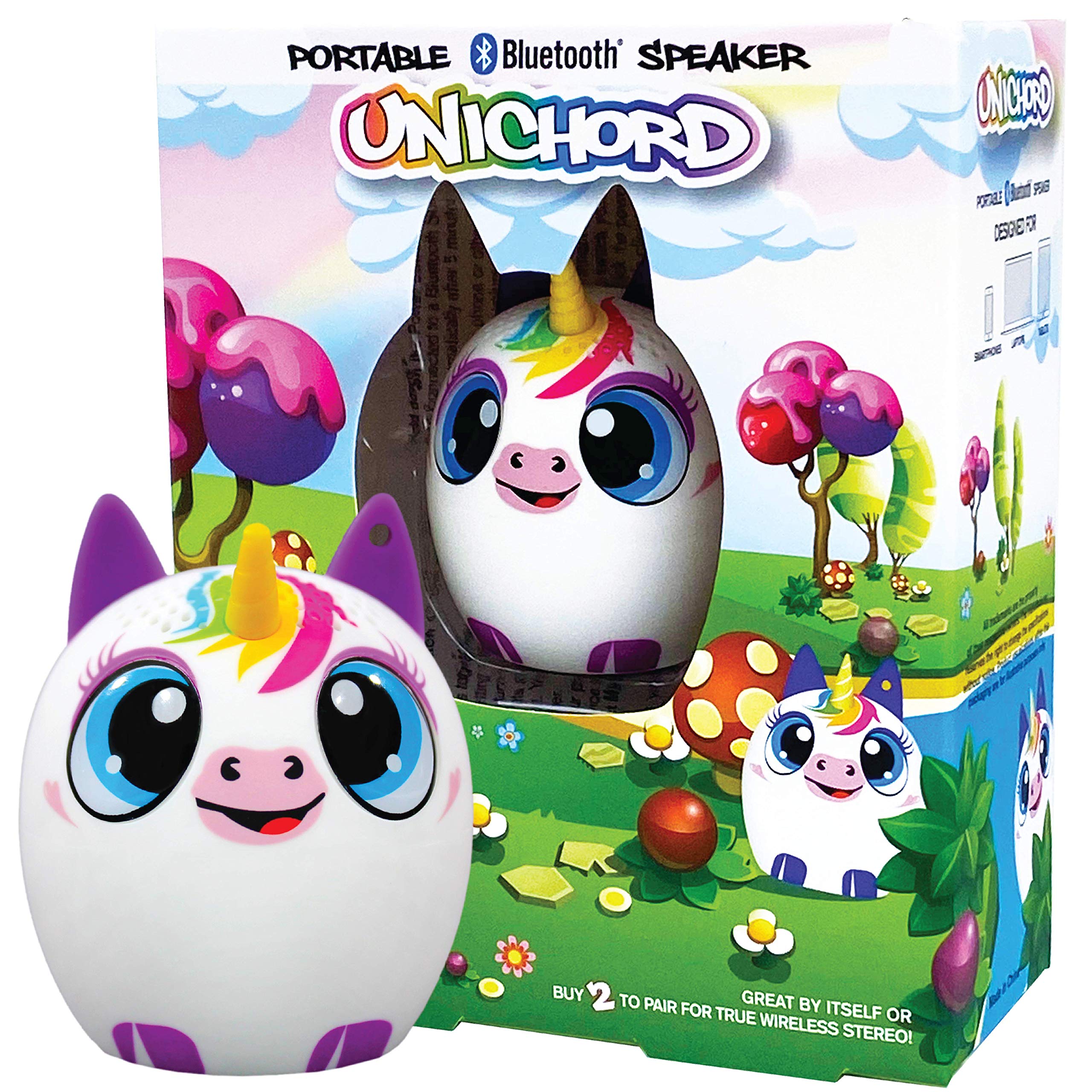 My Audio Pet Mini Bluetooth Animal Wireless Speaker For Kids Of All Ages   True Wireless Stereo � Pair With Another Tws Pet For Powerful Rich Room Filling Sound (Unichord)