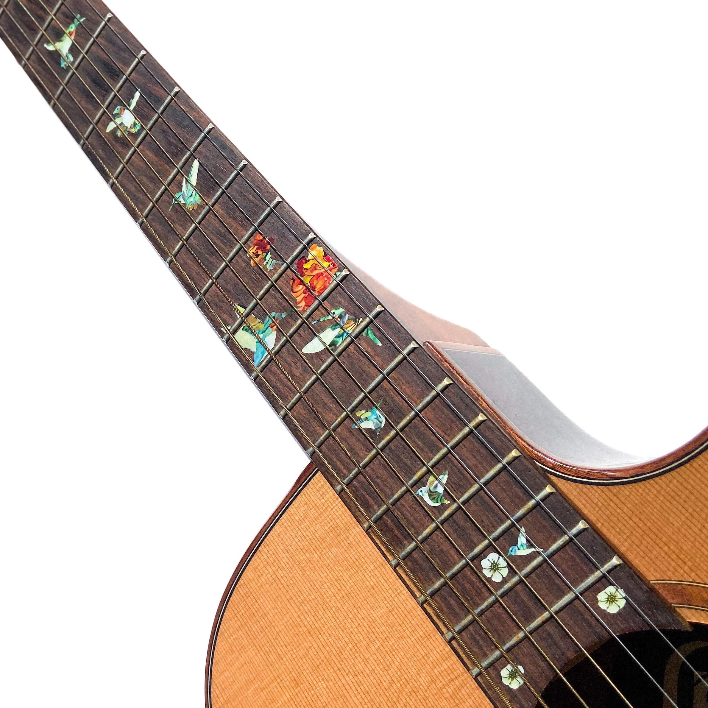 Bee Hummingbirds   Fret Markers Inlay Stickers Decals For Guitars