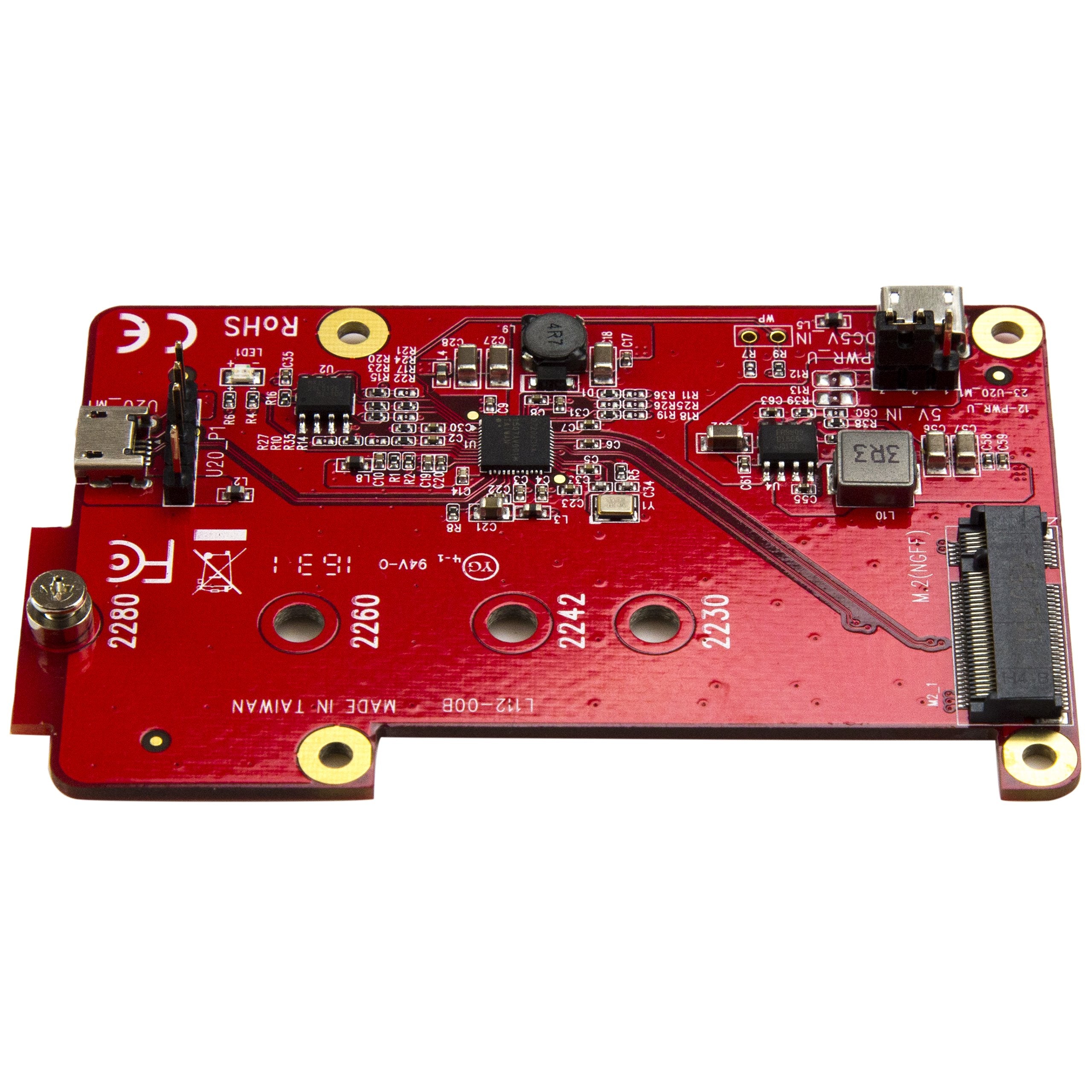 Startech.Com Raspberry Pi Board - Usb 2.0 480Mbps - Usb To M.2 Sata Converter - Usb To Sata Raspberry Pi Ssd , Taa (Pib2M21)