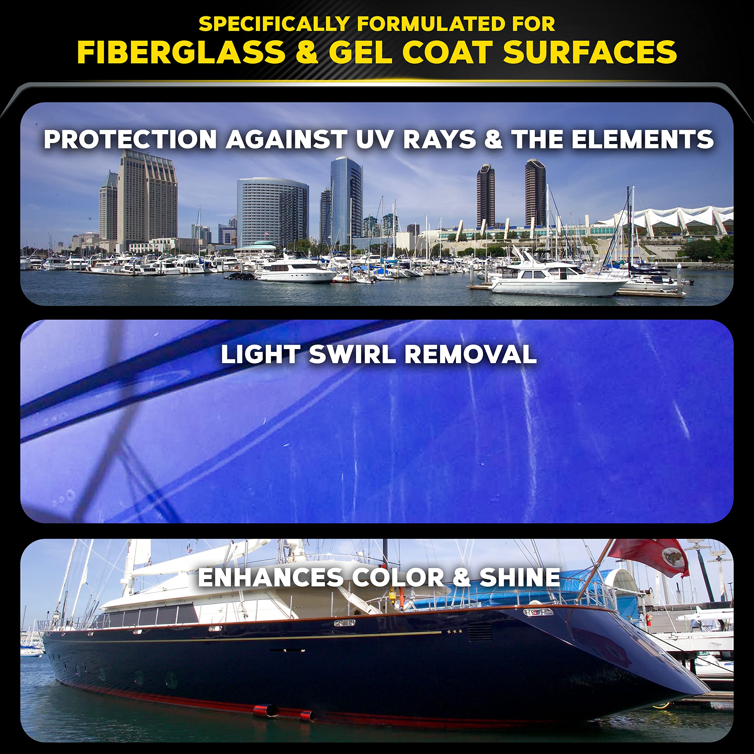 Meguiar'S Flagship Premium Marine Wax, Boat Polish And Oxidation Remover - 32 Oz Bottle (Packaging May Vary),WBAUVB0007TR47G