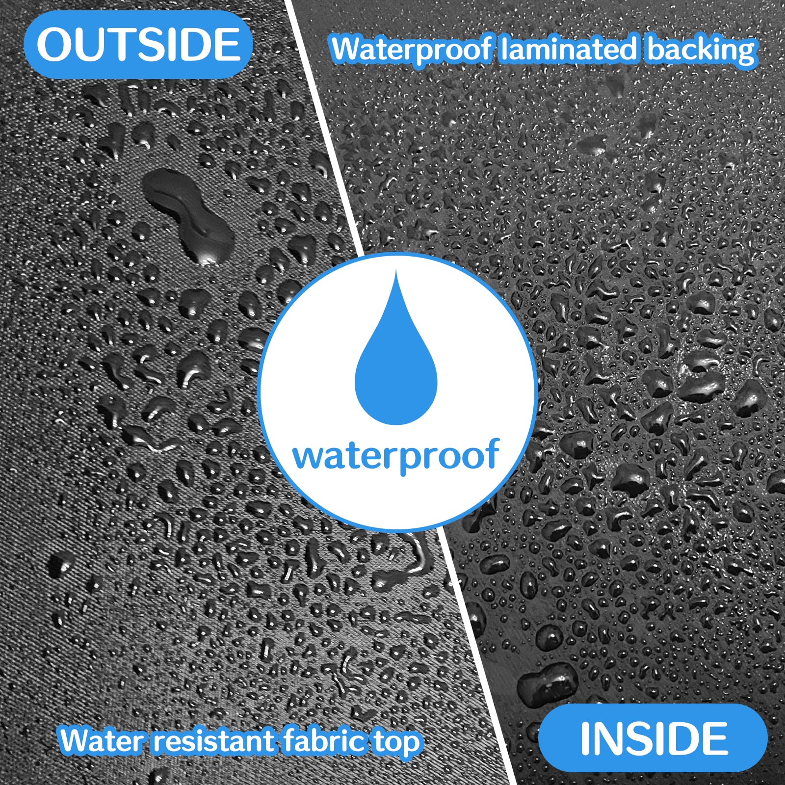 Pusonor Air Conditioner Covers For Outside Units, Central Ac Cover For Outdoor Unit Heavy Duty Water Resistant Top Cover 36 X 36