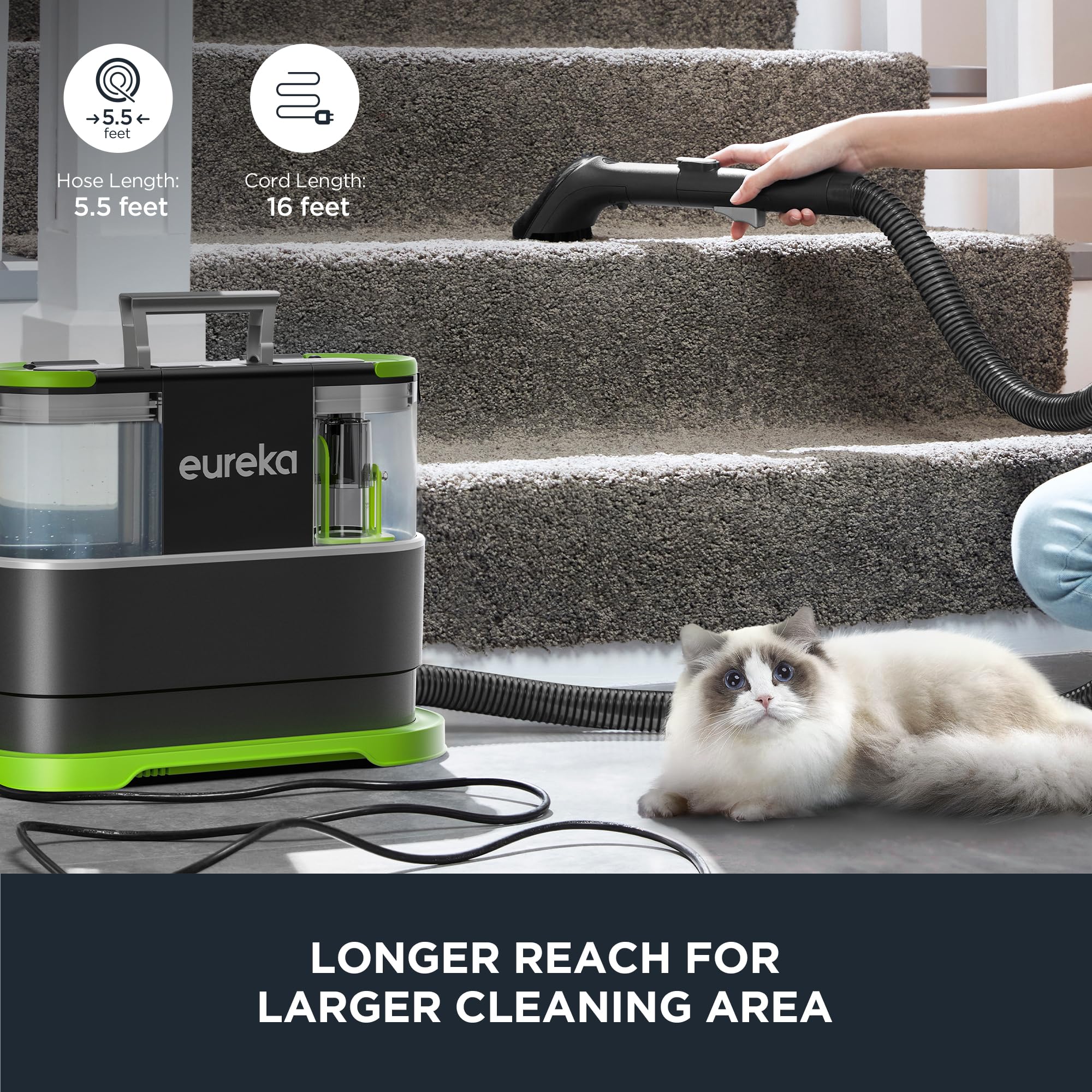 Eureka Portable Carpet And Upholstery Cleaner - Thumbnail 3