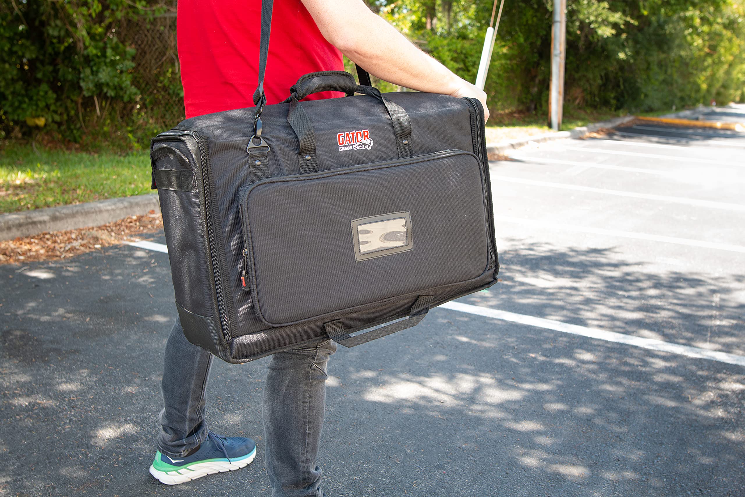 Gator G Lcd Tote Lgx2 Padded Dual Transport Bag For 40''   45'' Lcd Screens