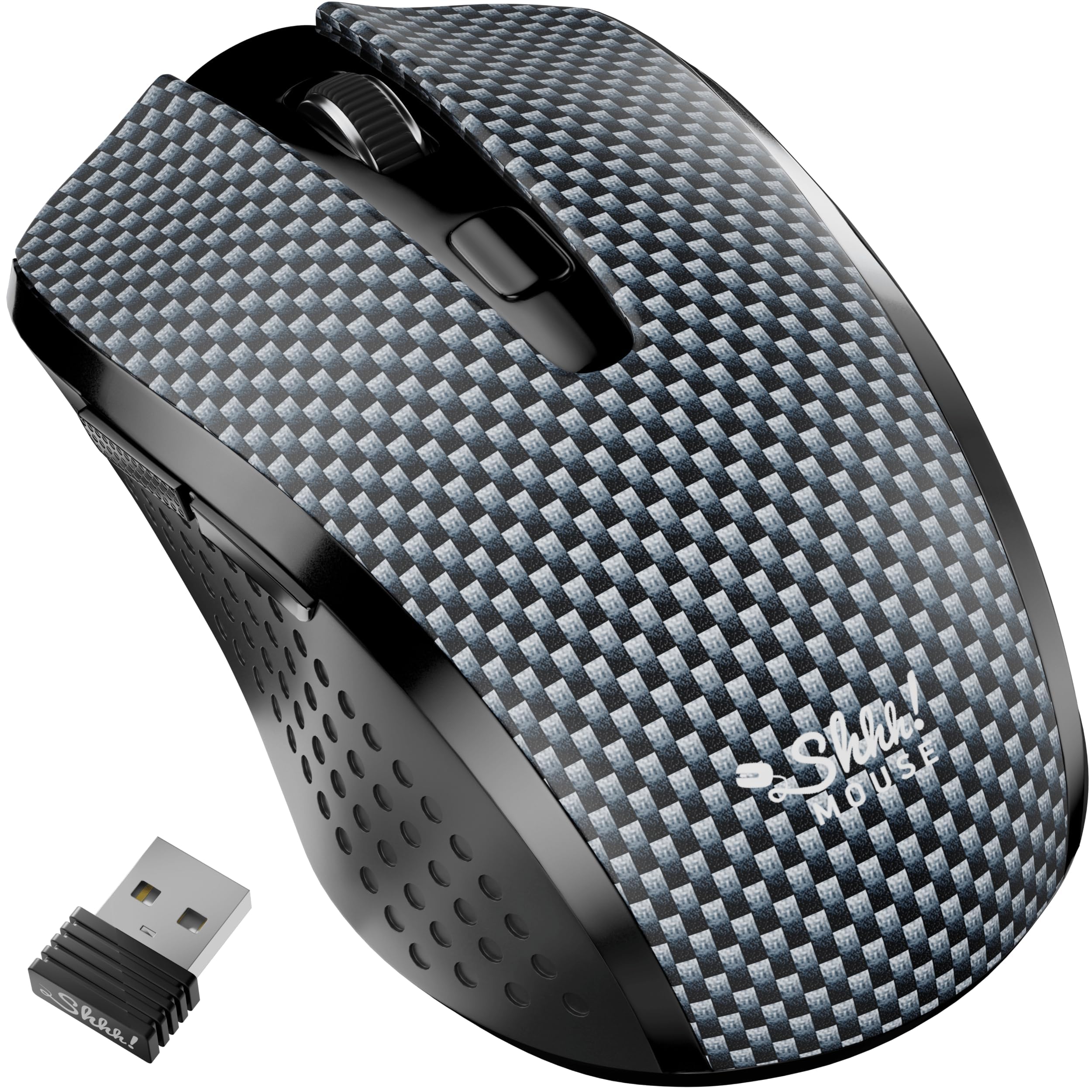 Shhhmouse Silent Mouse Wireless   Computer Mouse Wireless, Mouse For Laptop, Mouse Usb, Mouse For Chromebook, Mouse Cordless, Mo