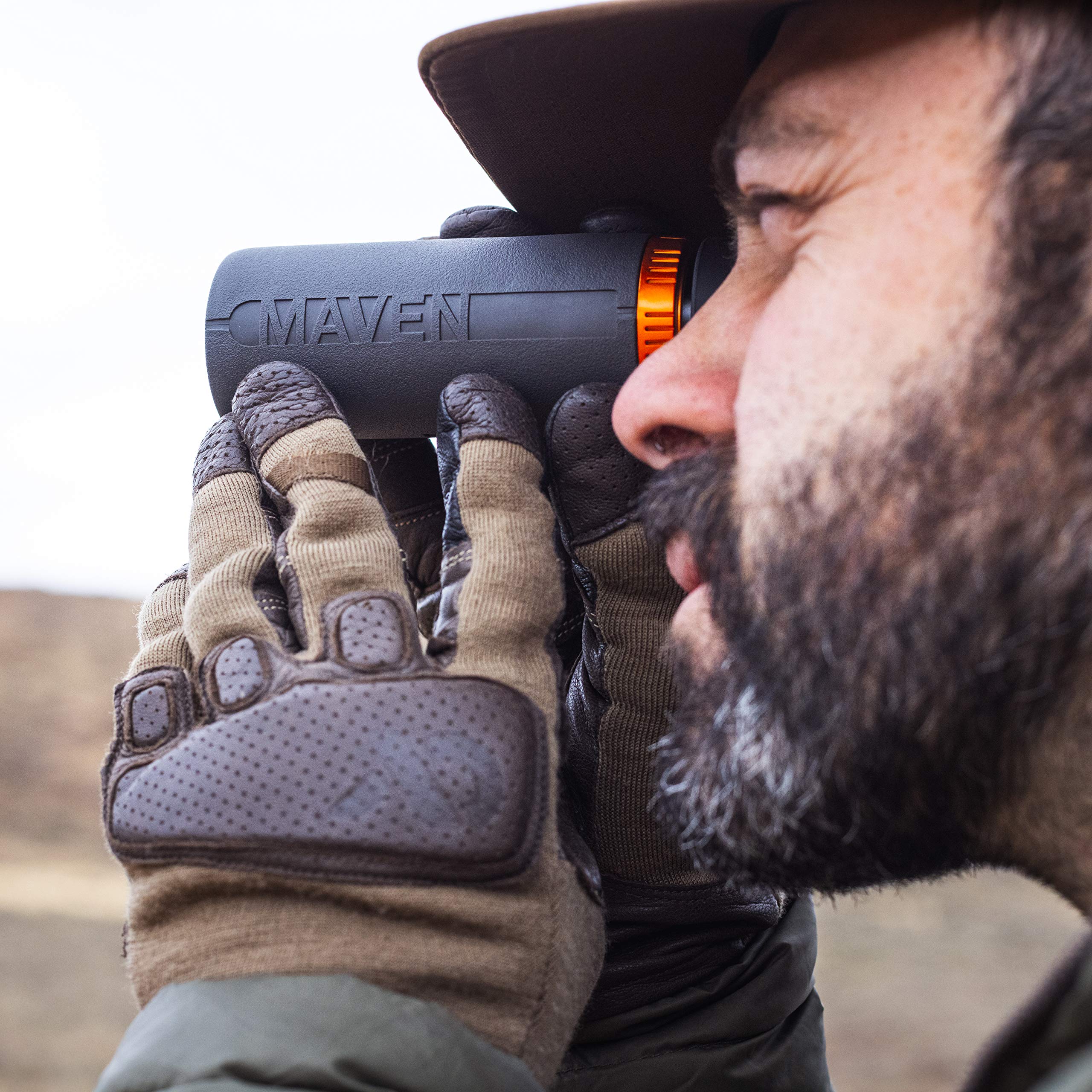 Maven Cm1 8X32 Mm Ed Monocular Gray/Orange