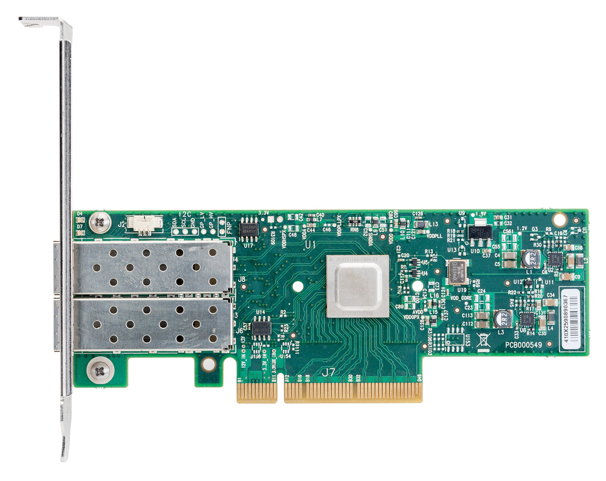 Connectx-4 Lx En Network Interface Card, 25Gbe Dual-Port Sfp28, Pcie3.0 X8, Tall