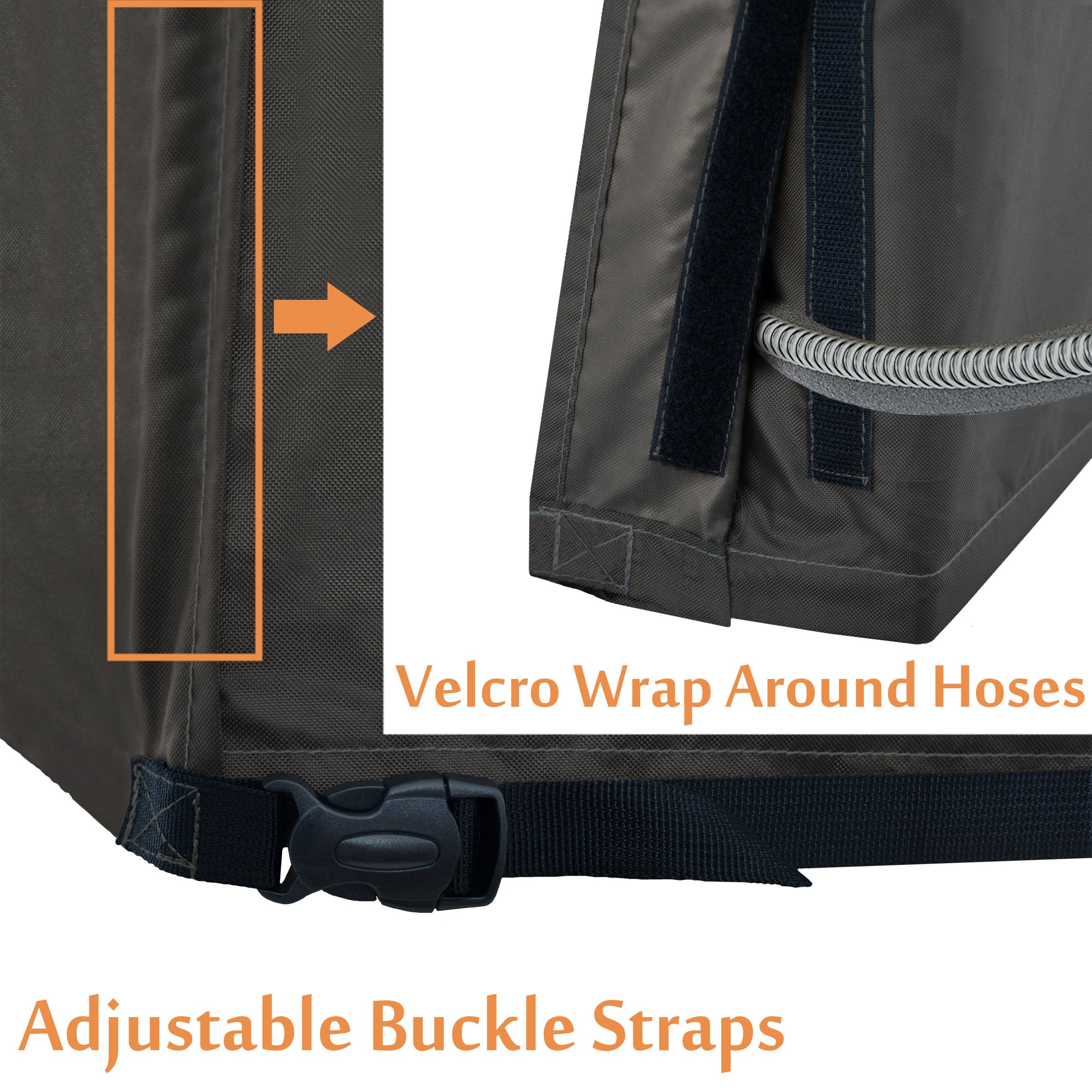 Jeacent Air Conditioner Cover For Outside Units Central Ac Covers 30X30X32 Inches (30'' L X 30'' W X 32'' H)