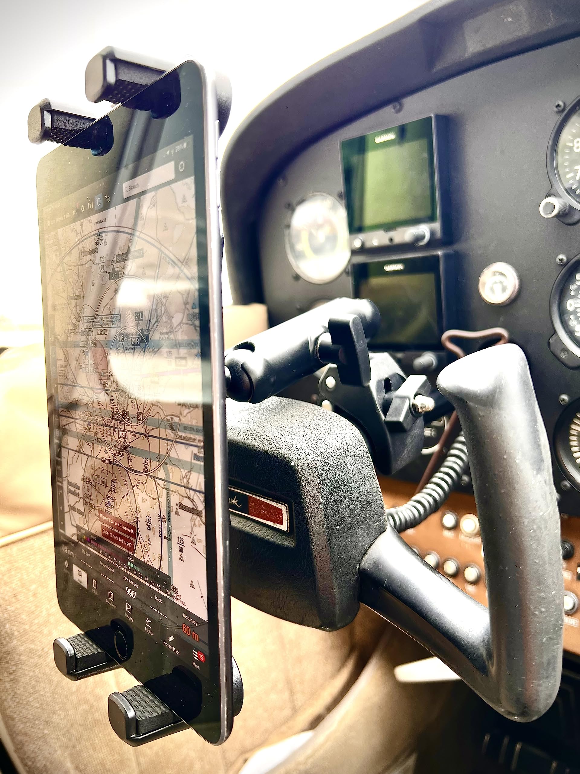 Flightpro Proaviator Yoke Mount For Ipad Pro 12.9, Ipad Mini & Phones - For Pilots