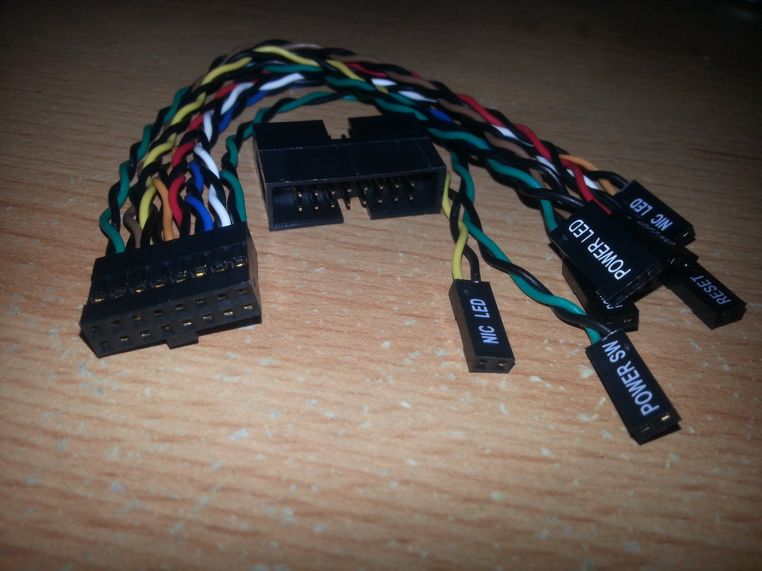 Supermicro Cbl084L Front Panel Control Split Connector Cable Cbl 084L Genuine