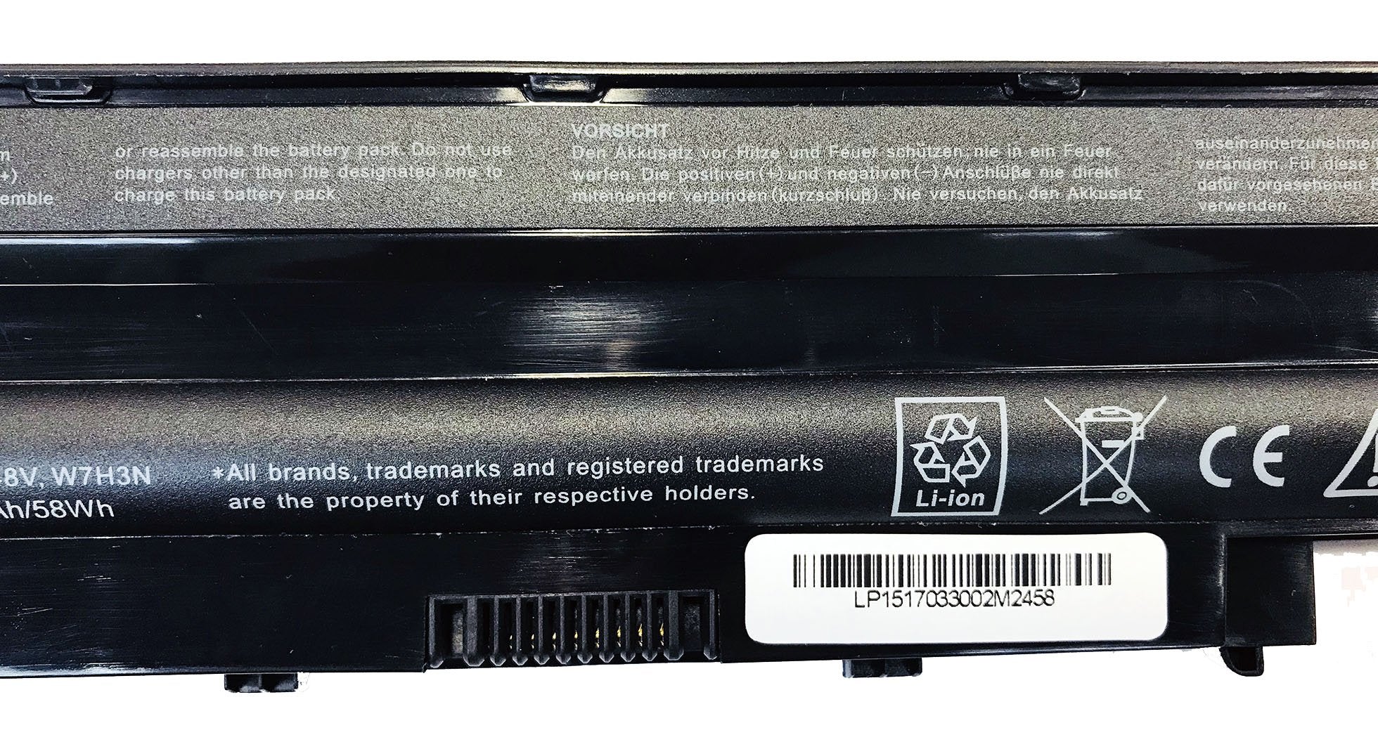 Ghu New Battery 58 Wh Replacement For J1Knd 4T7Jn Tkv2V W7H3N Yxvk2 Compatible For Inspiron N3010 N4010 N4110 N5010 N5110 N7010