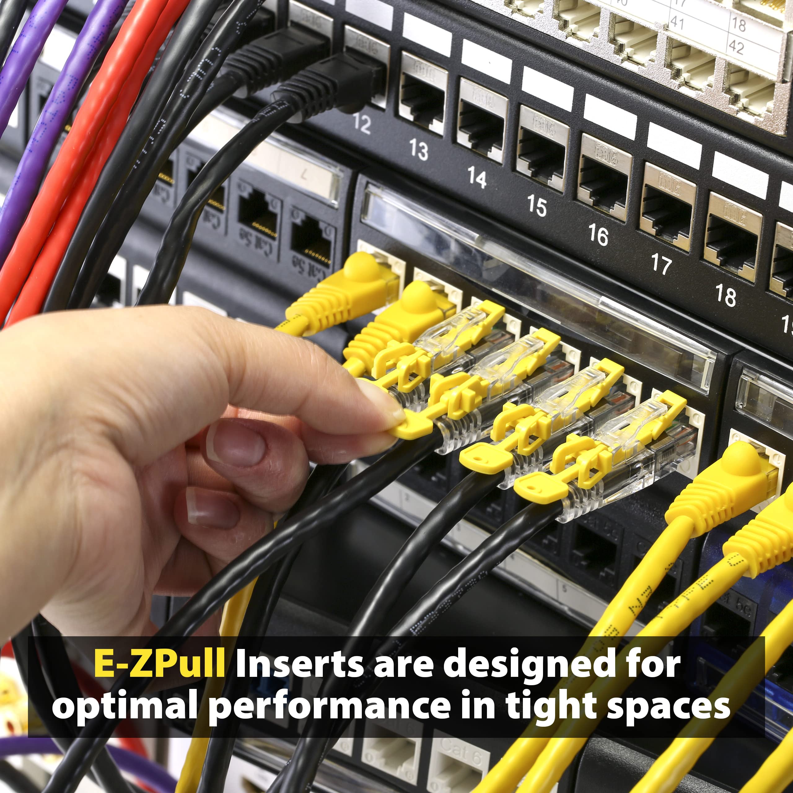 Ntw Easy Pull Out 50Ft Red Cat6 Ethernet Cable Plated Rj45 Connector Internet Lan Wire Cable Cord For Ps5 Ps4 Modem Router Pc Ma