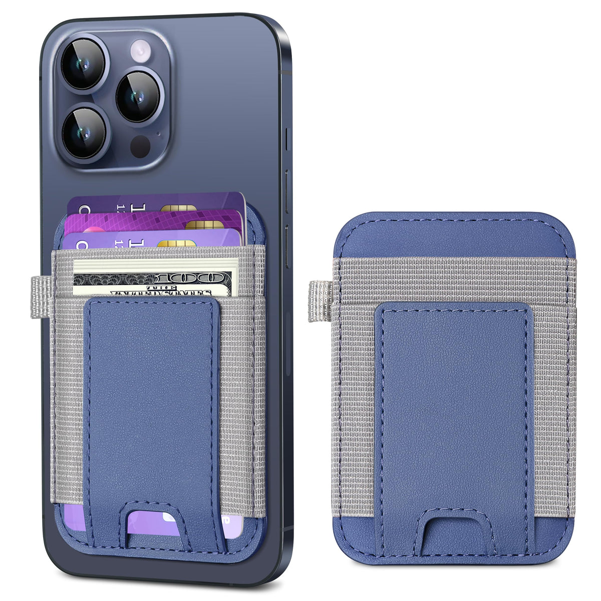 Magnetic Wallet, Magsafe Wallet For Apple Iphone 16/15/14/13/12 Series, Leather Wallet For Magsafe, Magnetic Phone Wallet For Ip