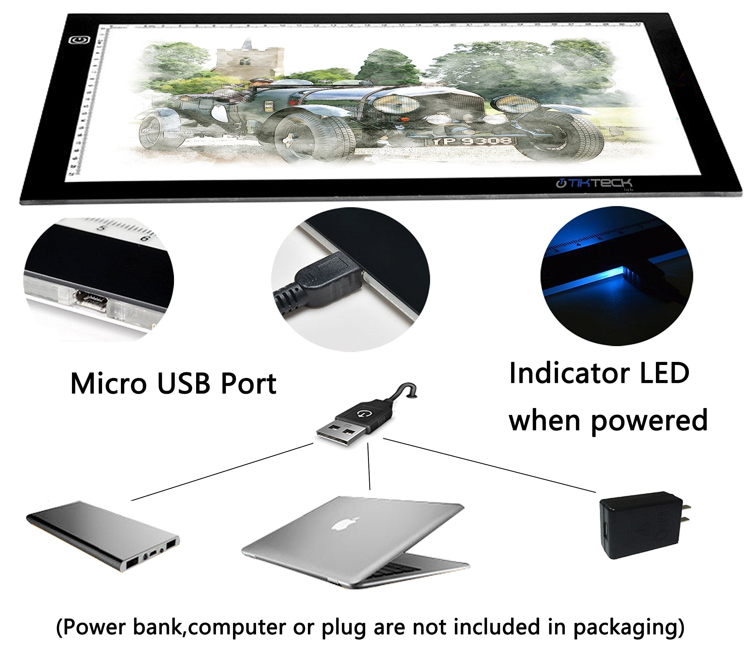 A4 Ultra Thin Portable Led Tracing Light Box Dimmable Brightness Led Art Tracing Pad For Artist Drawing Sketching Animation Sten