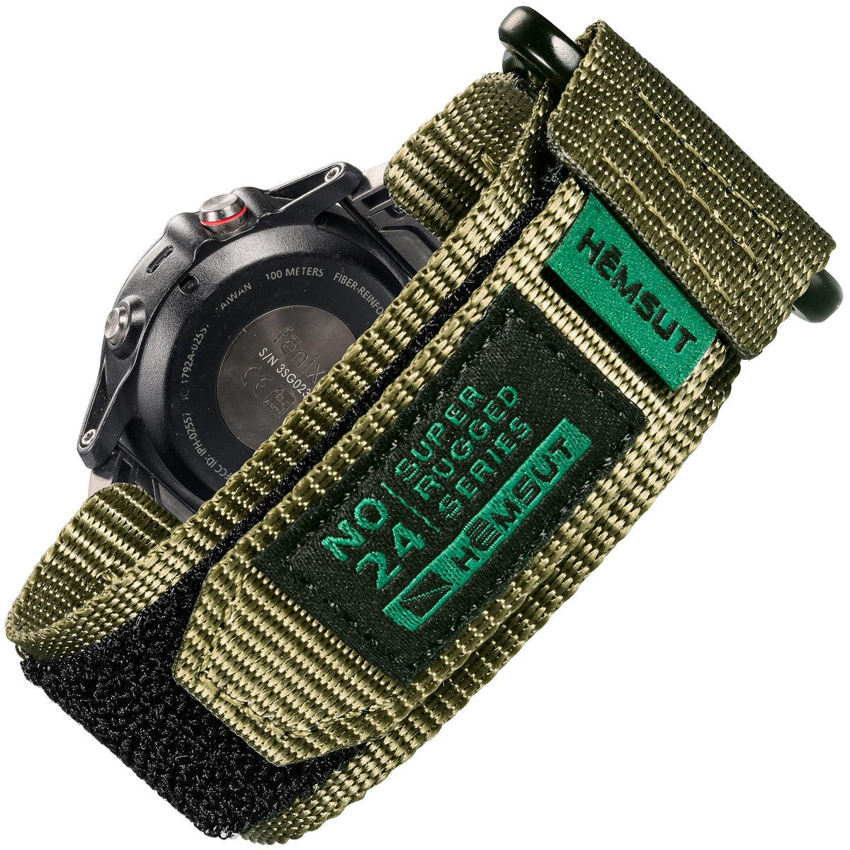 Smitha Compatible Fenix 5 Band 22Mm Width Soft Nylon Watch Strap For Fenix 5 Plus/Fenix 6/Fenix 6 Pro/Fenix 7/Exip/Forerunner 935/945/Approach S60/Quatix 5 Extral Long Extral Long