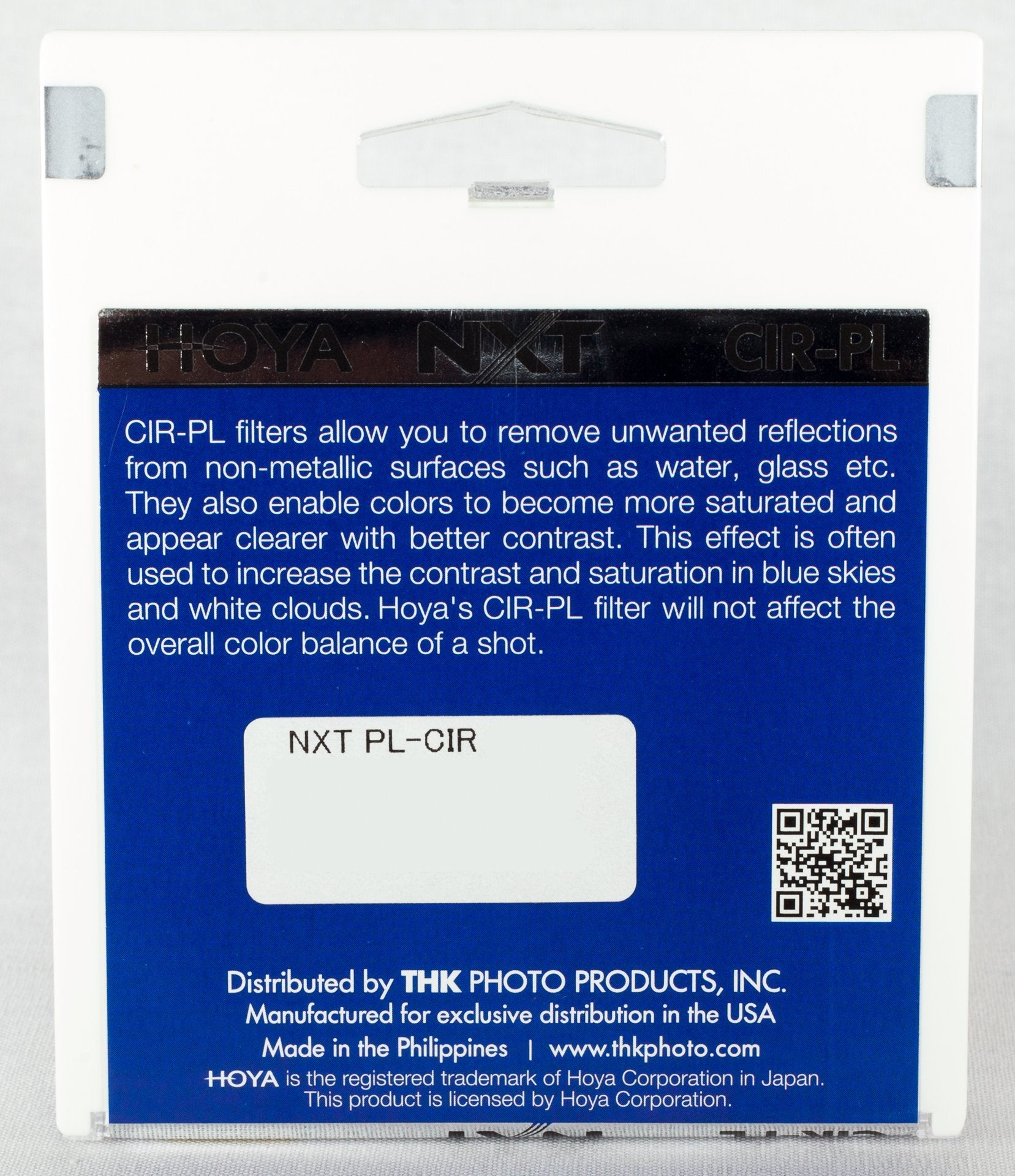 Hoya 58Mm Nxt Circular Polarizing Slim Frame Glass Filter,Black