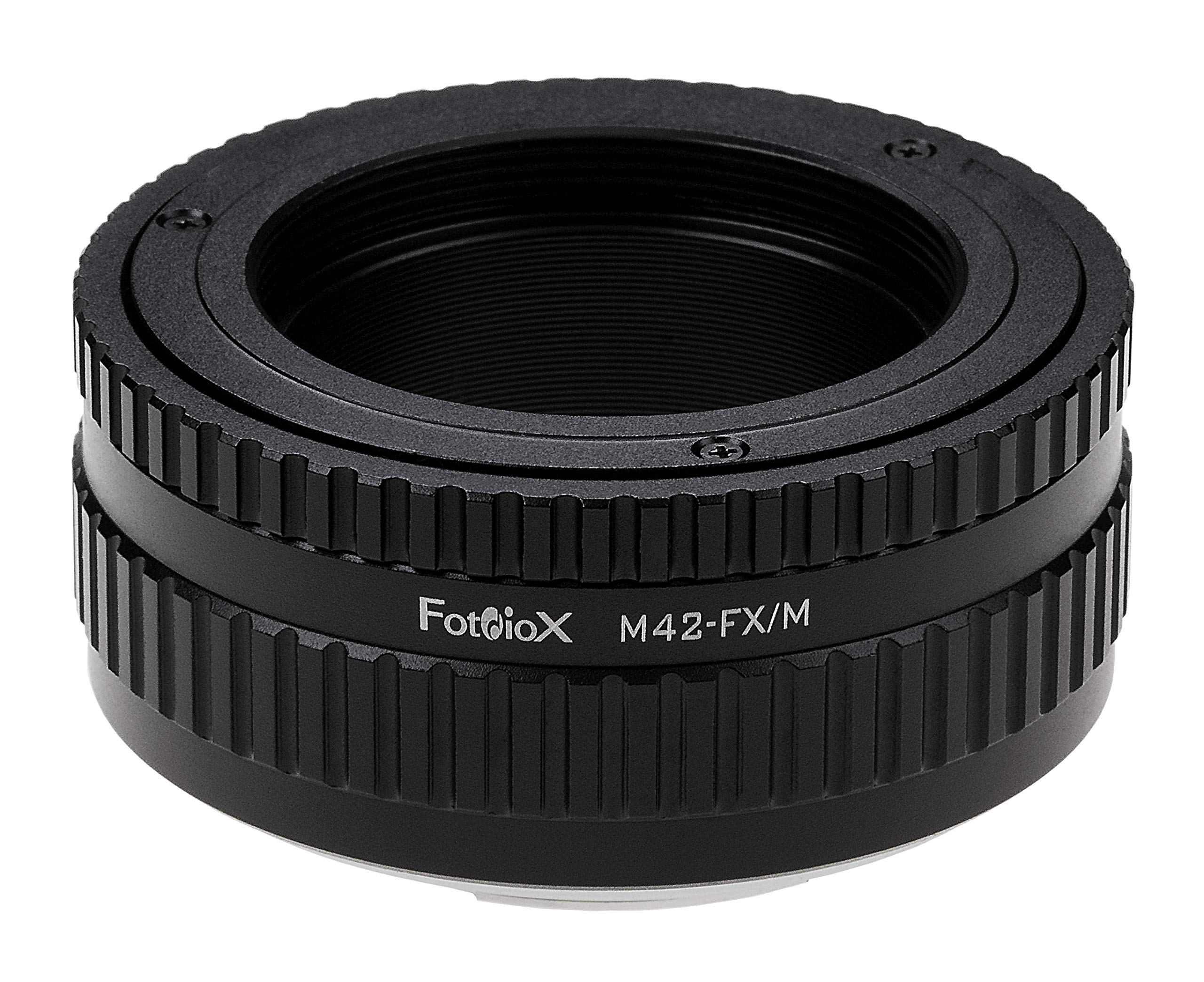 Fotodiox Lens Mount Macro Adapter Compatible with M42 Screw Mount SLR Lens on Fuji XMount Cameras