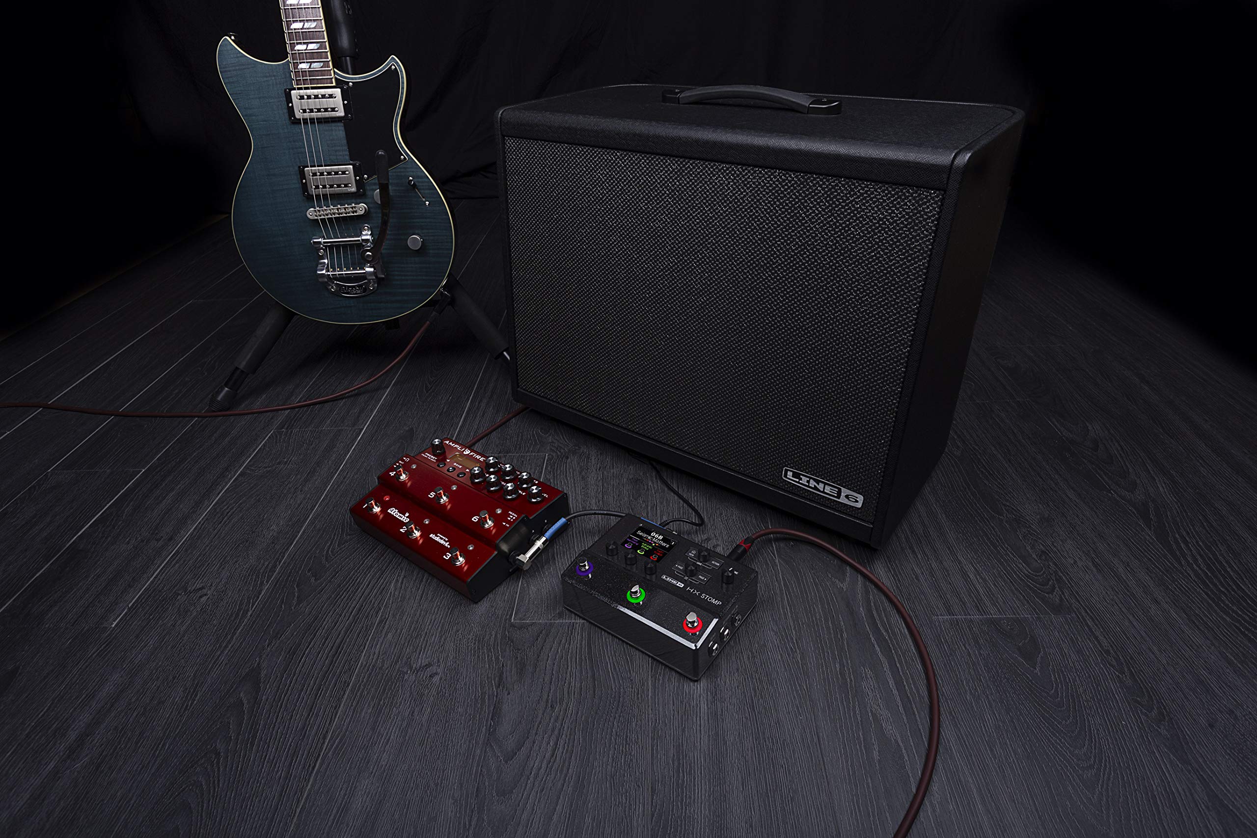 Line 6 Hx Stomp Multi Effects Guitar Pedal, Black