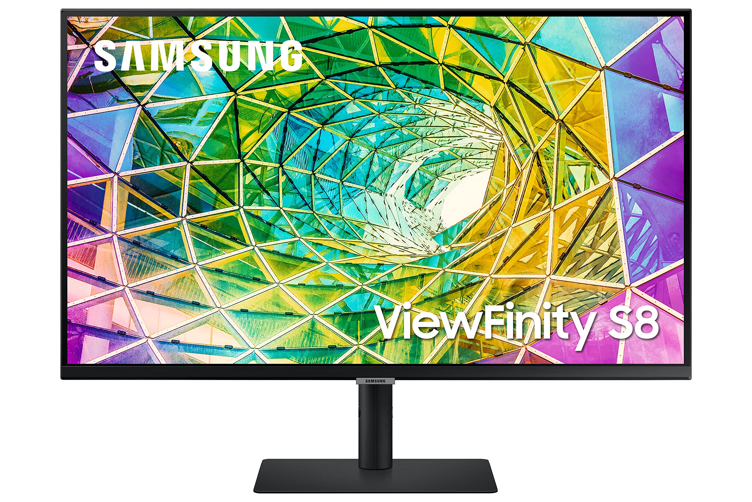 Samsung S80A Series 27 Inch 4K Uhd (3840X2160) Computer Monitor, Hdmi, Usb Hub, Hdr10 (1 Billion Colors), Height Adjustable Stan