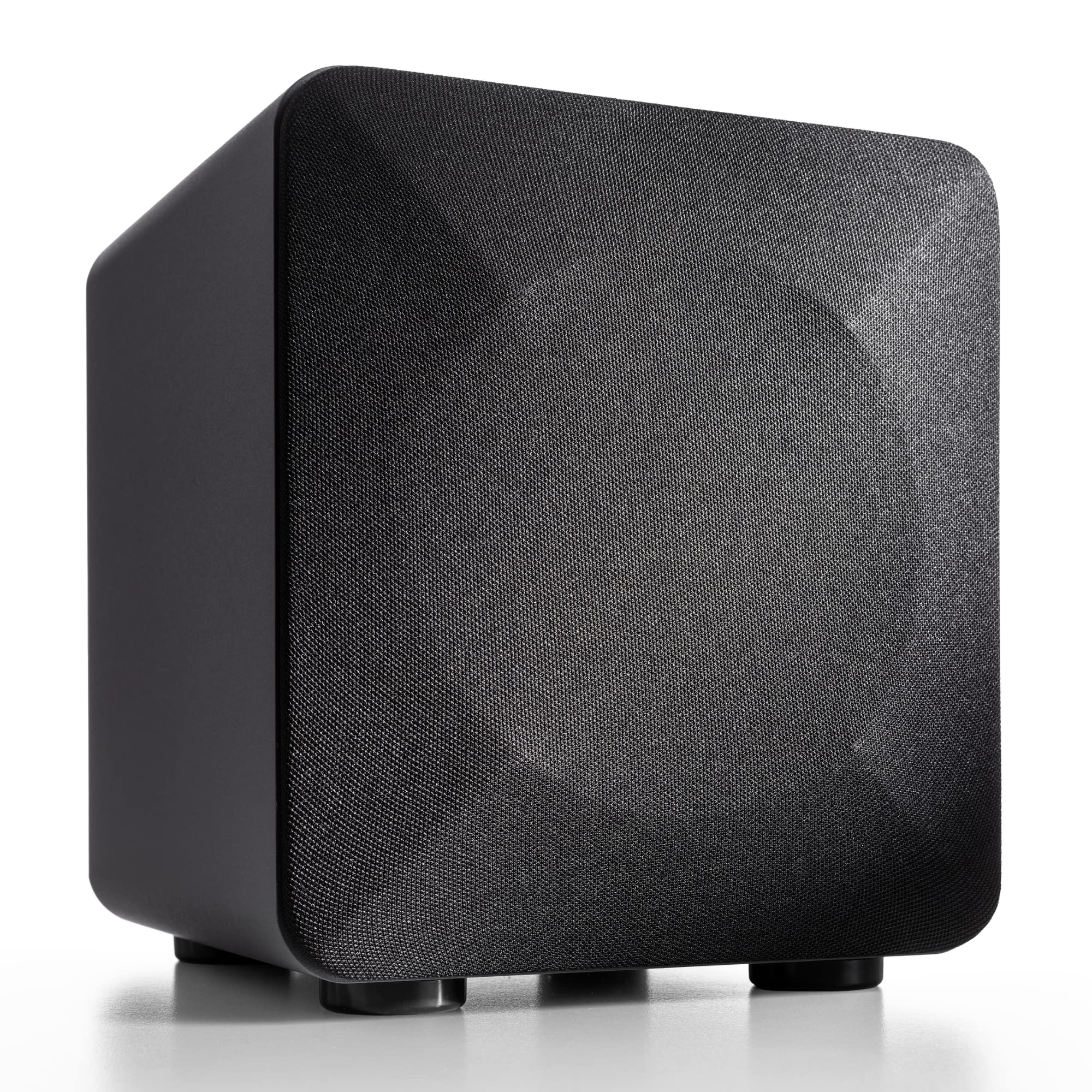 Audioengine S6 210W Compact Powered Mini Subwoofer  Powerful Bass In A Small Package   Great For Desktops, Apartments, Offices And Gaming Setups