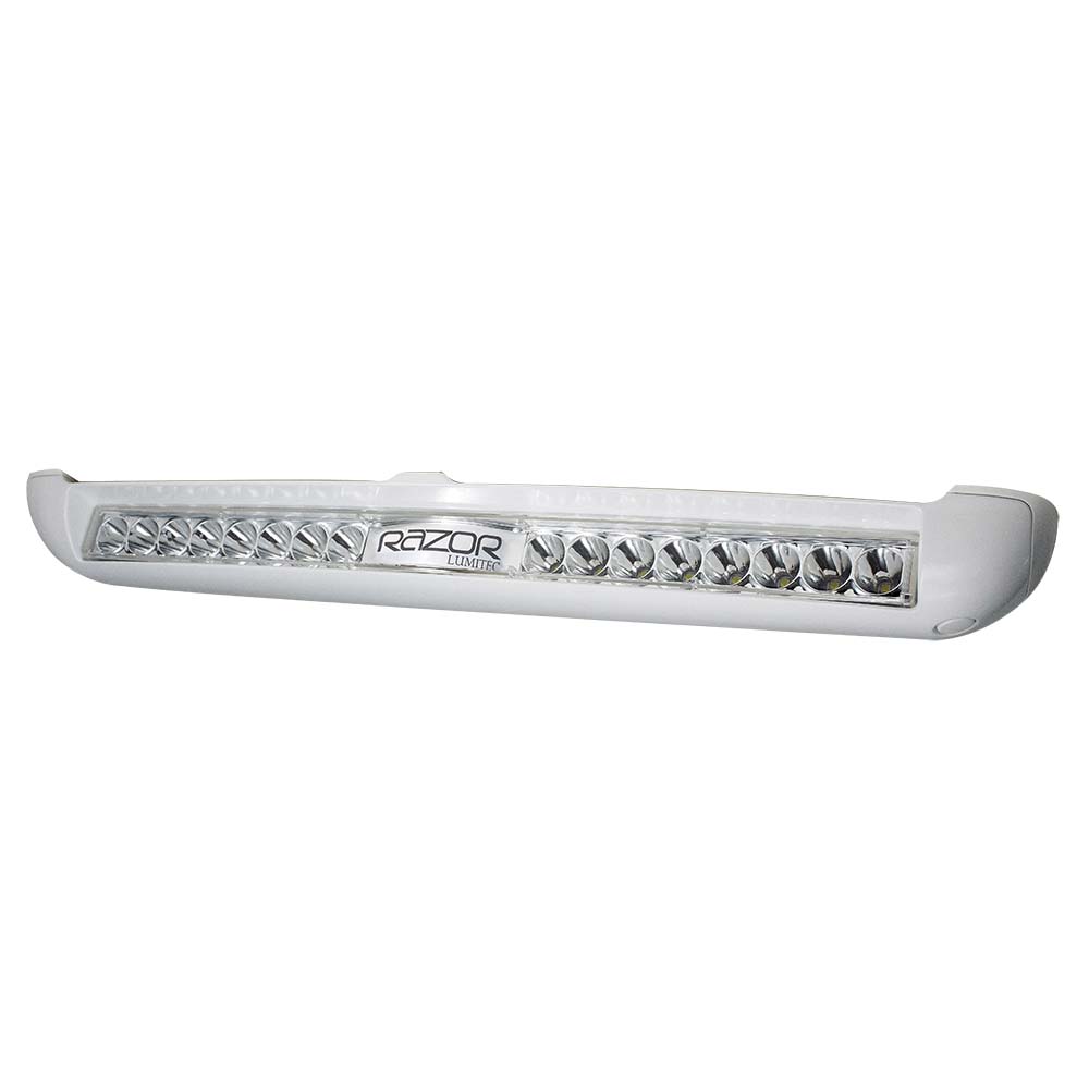 Lumitec Razor Light Bar - Spot - White Housing W/Inverted Logo Flush Mount,WBAUVA001346415
