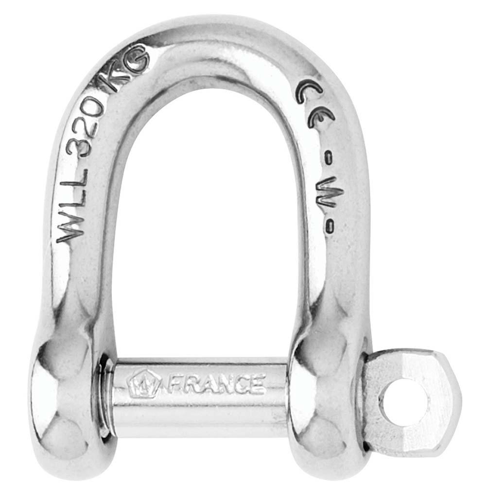Wichard Self-Locking D Shackle - Diameter 6Mm - 1/4'',WBAUVB07NF3G4G7