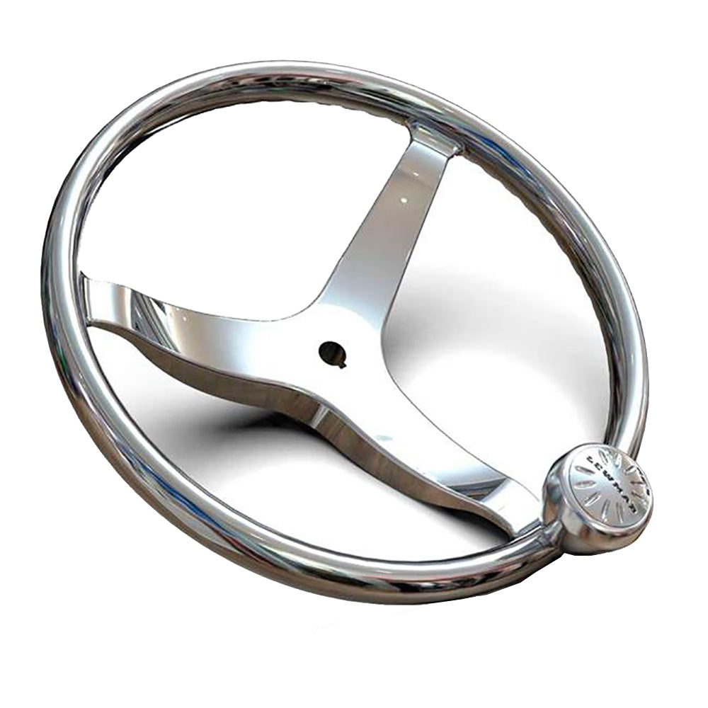 Lewmar 3 Spoke 13.5'' Steering Wheel W/Power-Grip Knob,WBAUVB0CWYXNGZS