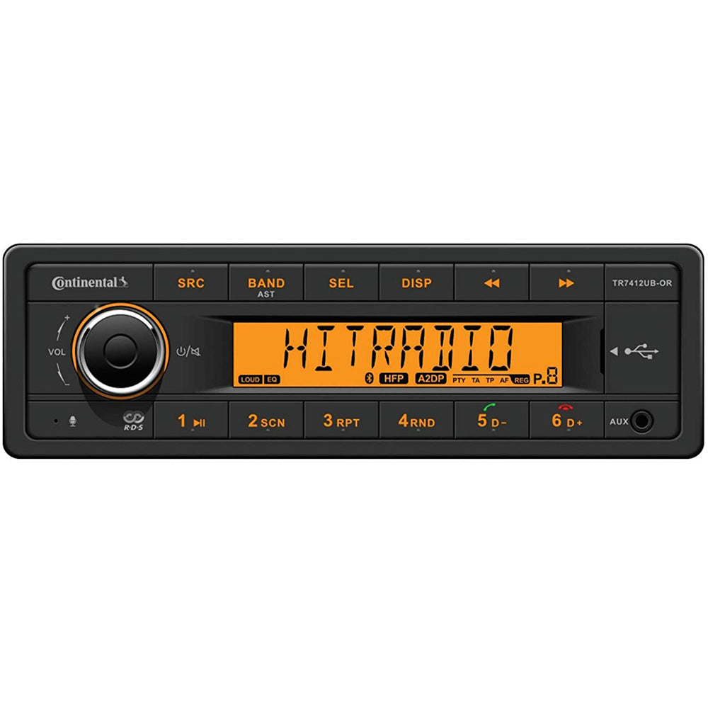 Continental Stereo W/Am/Fm/Bt/Usb - Harness Included - 12V,WBEEAB0D19GFB42