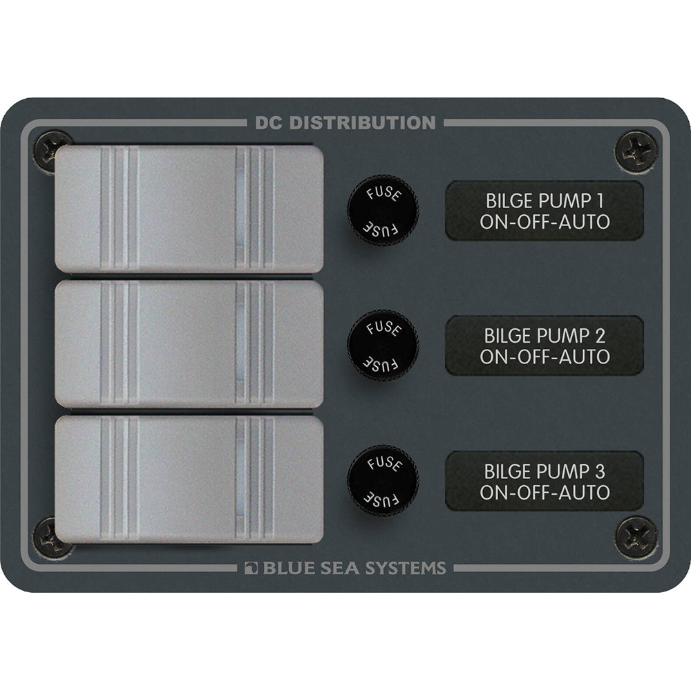 Blue Sea 8665 Contura 3 Bilge Pump Control Panel,WBHDWB0BDSL4D5K