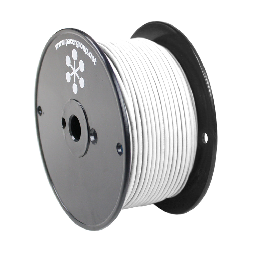 Pacer White 16 Awg Primary Wire - 250&#39;,WBHDWB0CVZLXK5Q
