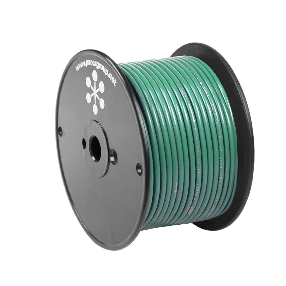 Pacer Green 14 Awg Primary Wire - 100&#39;,WBHDWB0BBSS2TT8