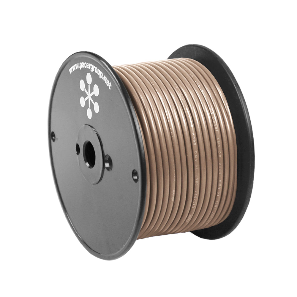 Pacer Tan 14 Awg Primary Wire - 100&#39;,WBHDWB07KRL3Y8D