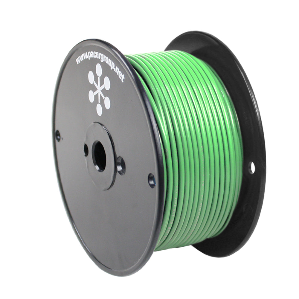 Pacer Light Green 14 Awg Primary Wire - 250&#39;,WBHDWA001346542