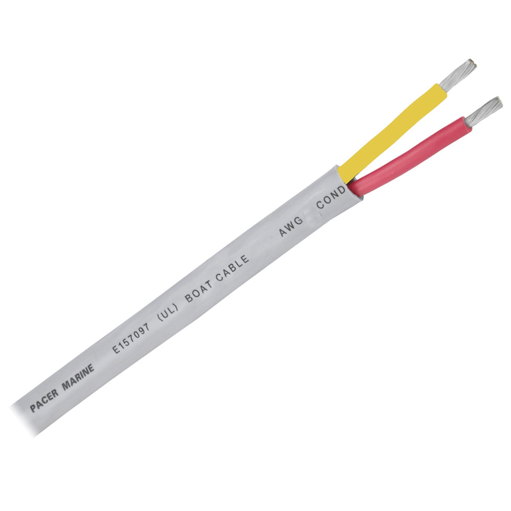 Pacer 14/2 Awg Round Safety Duplex Cable - Red/Yellow - 100&#39;,WBHDWB0CVZWC41S