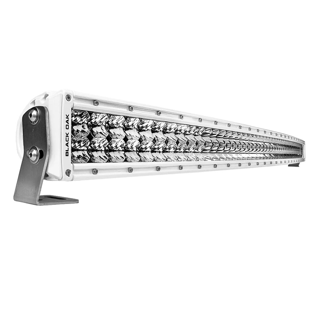 Black Oak Pro Series 3.0 Curved Double Row 50'' Led Light Bar - Combo Optics - White Housing,WBAUVB0CYVJGKWS